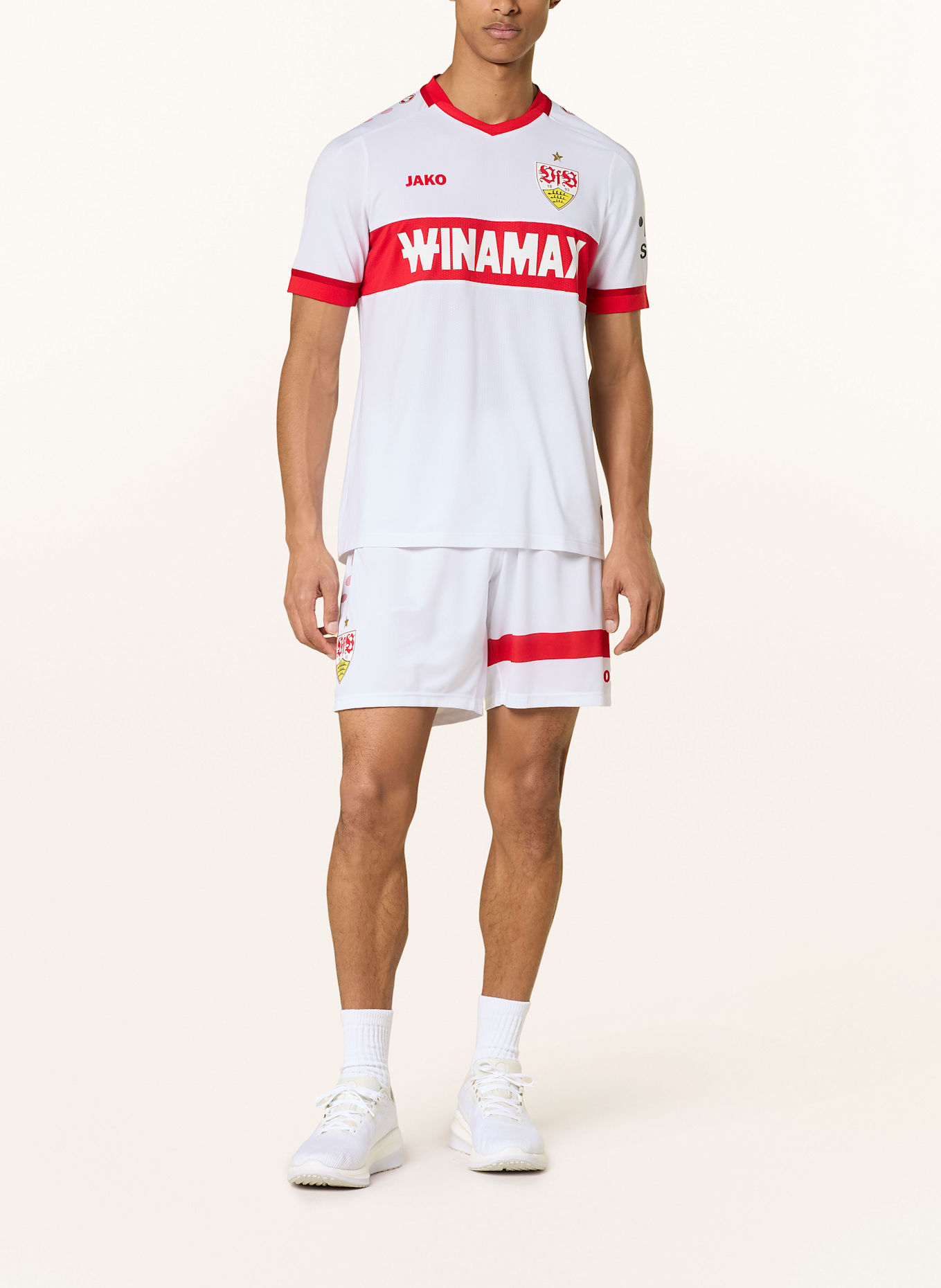VfB Stuttgart Heimtrikot VFB STUTTGART 24/25: WEISS / ROT
