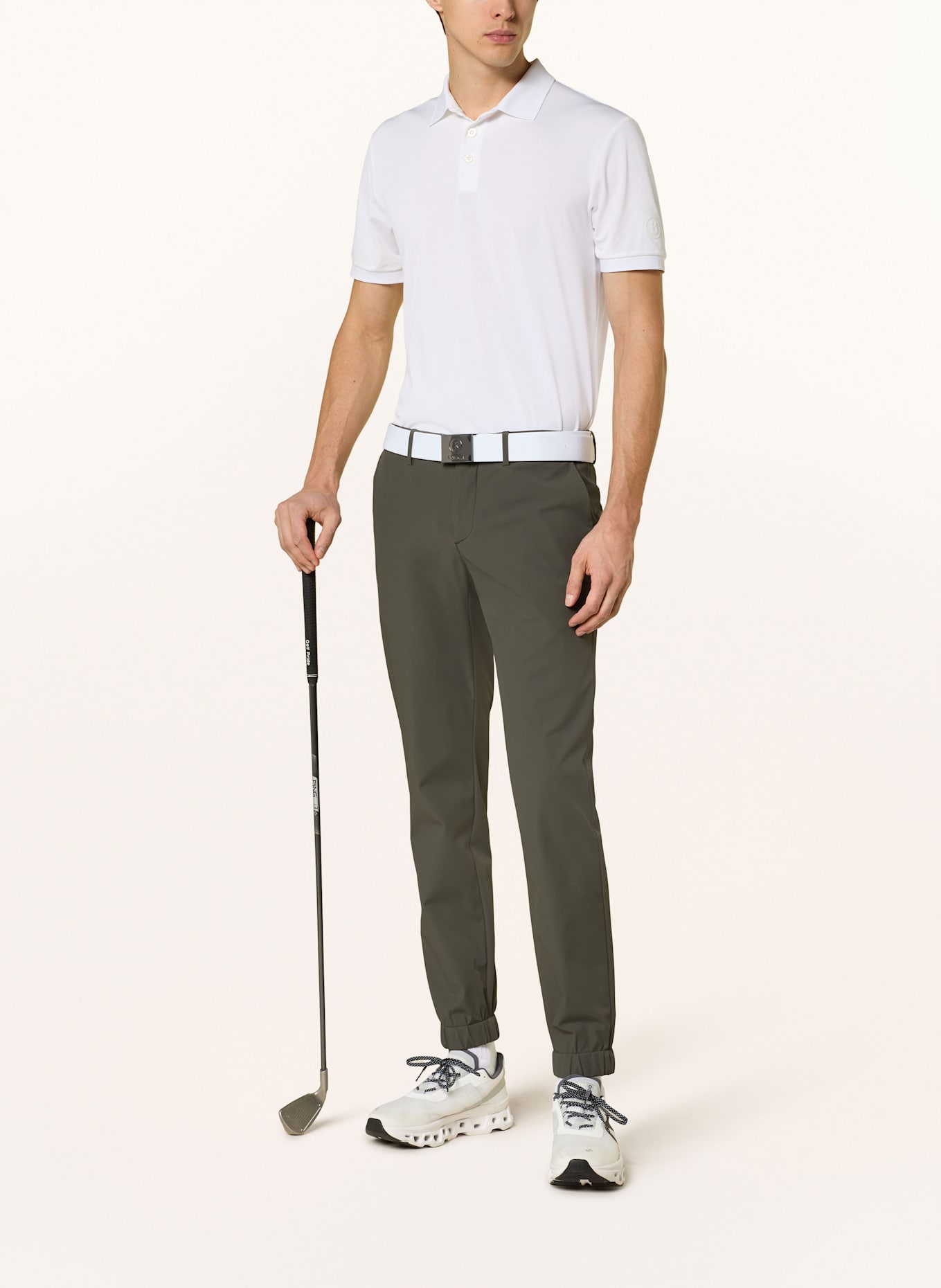 ALBERTO Spodnie golfowe ROOKIE: CIEMNOZIELONY