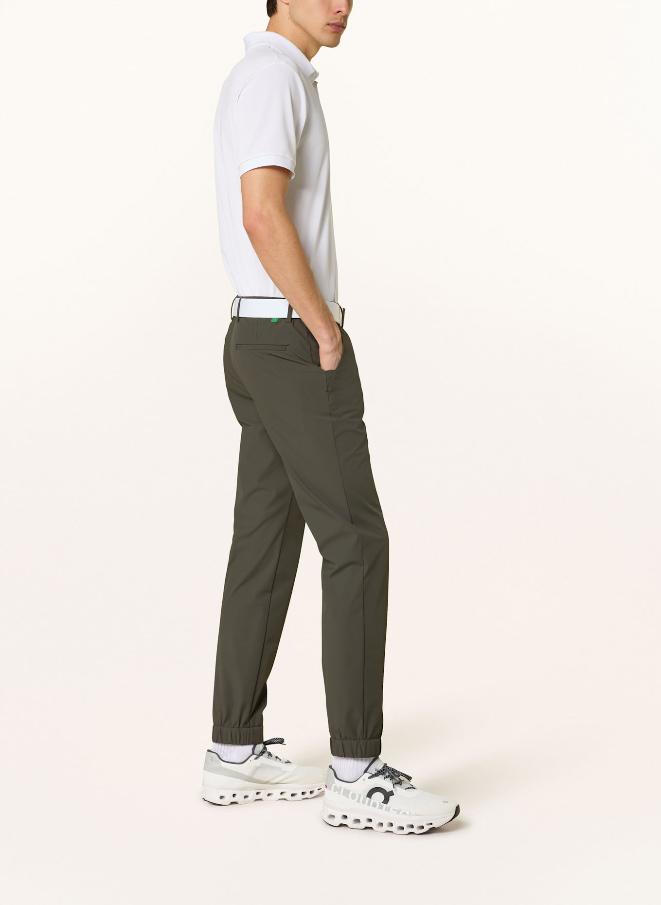 ALBERTO Spodnie golfowe ROOKIE: CIEMNOZIELONY