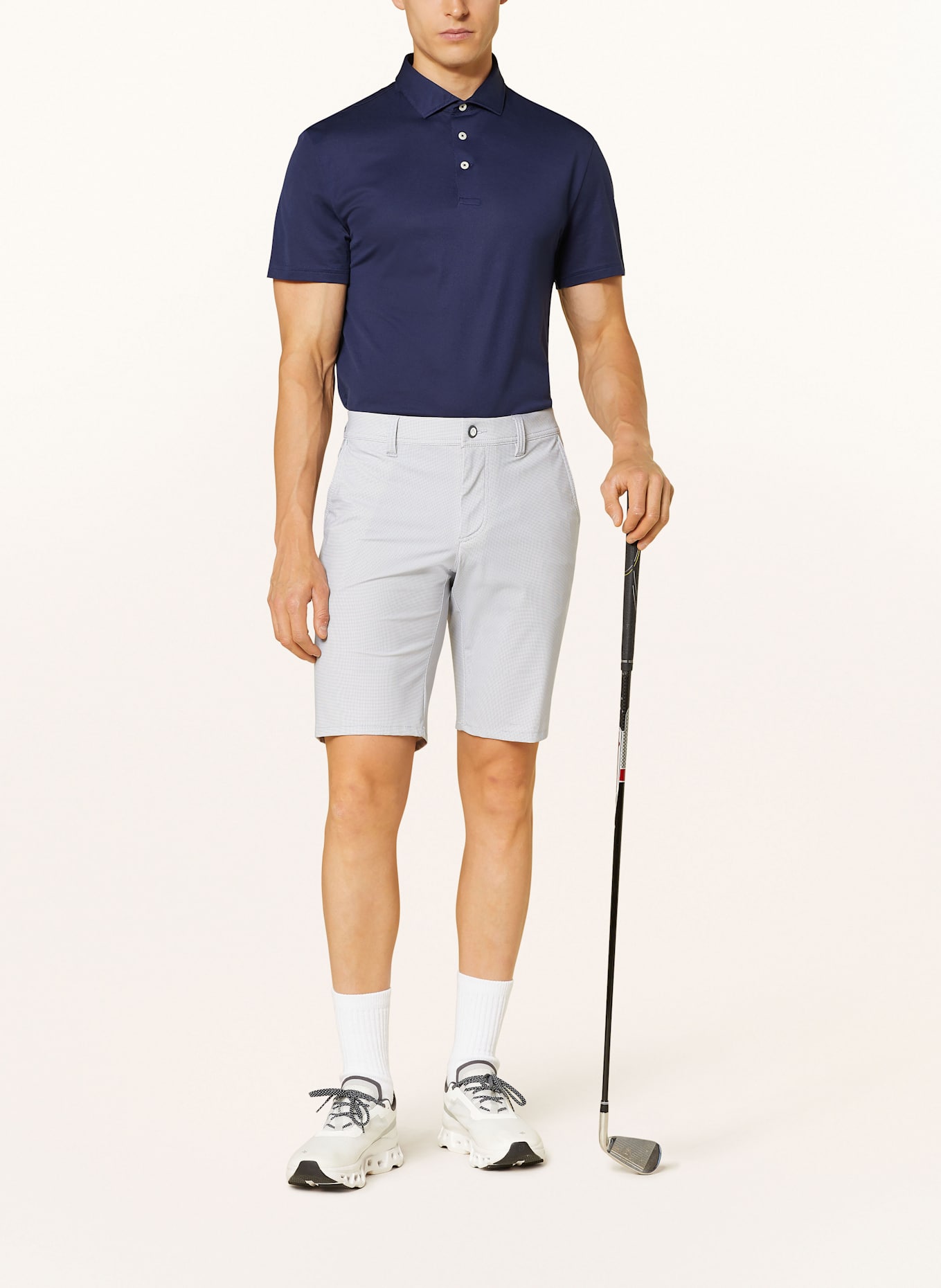 ALBERTO Szorty golfowe EARNIE: JASNONIEBIESKI