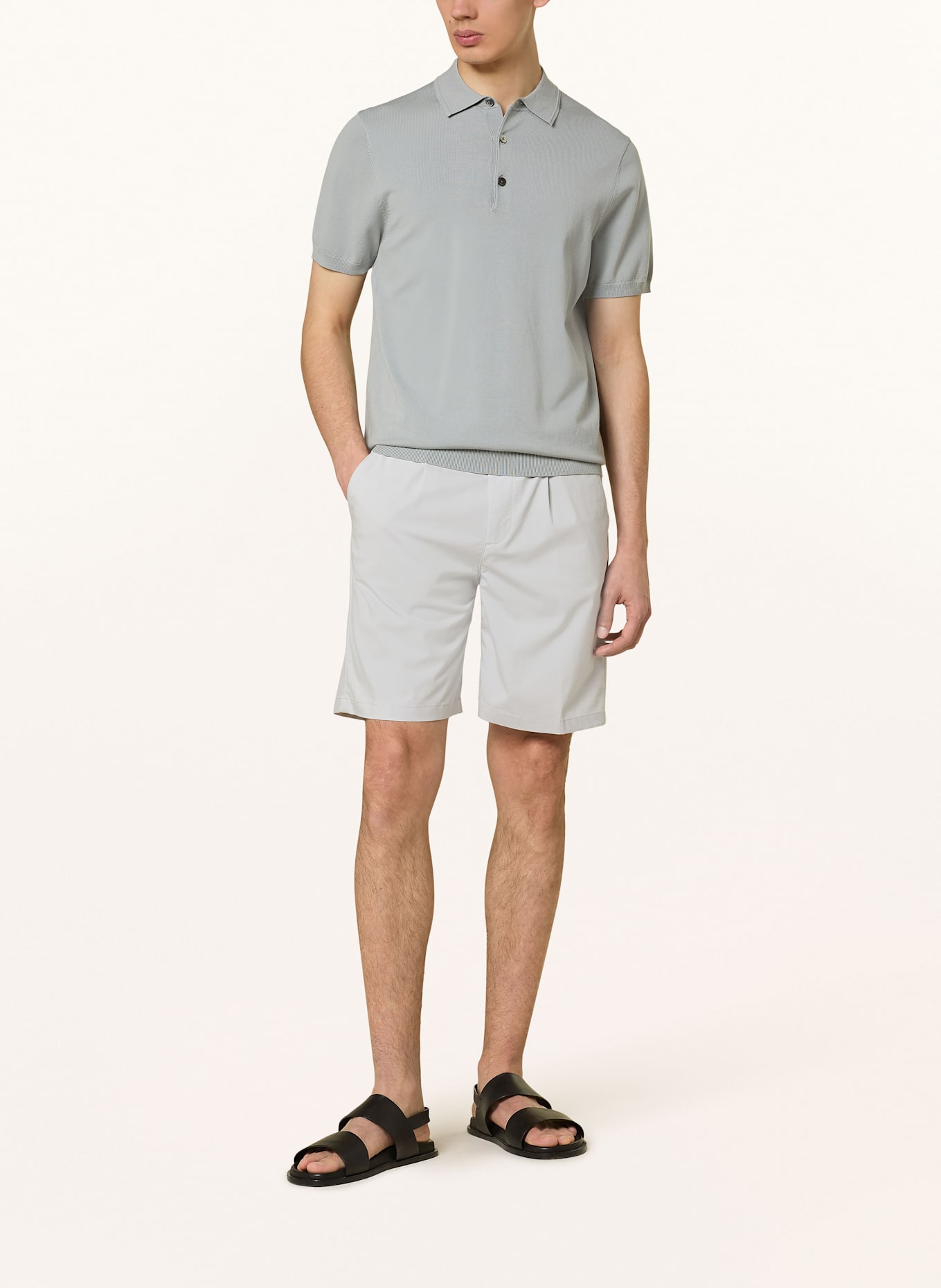 ALBERTO Szorty chinosy JACK wide fit: JASNOCZARY