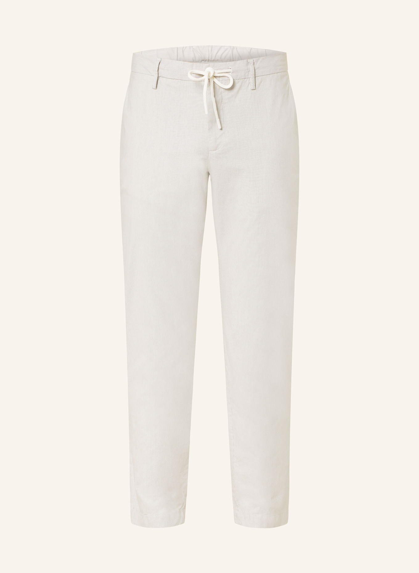 ALBERTO Chinosy JUMP w stylu dresowym slim fit: SZAROBRĄZOWY