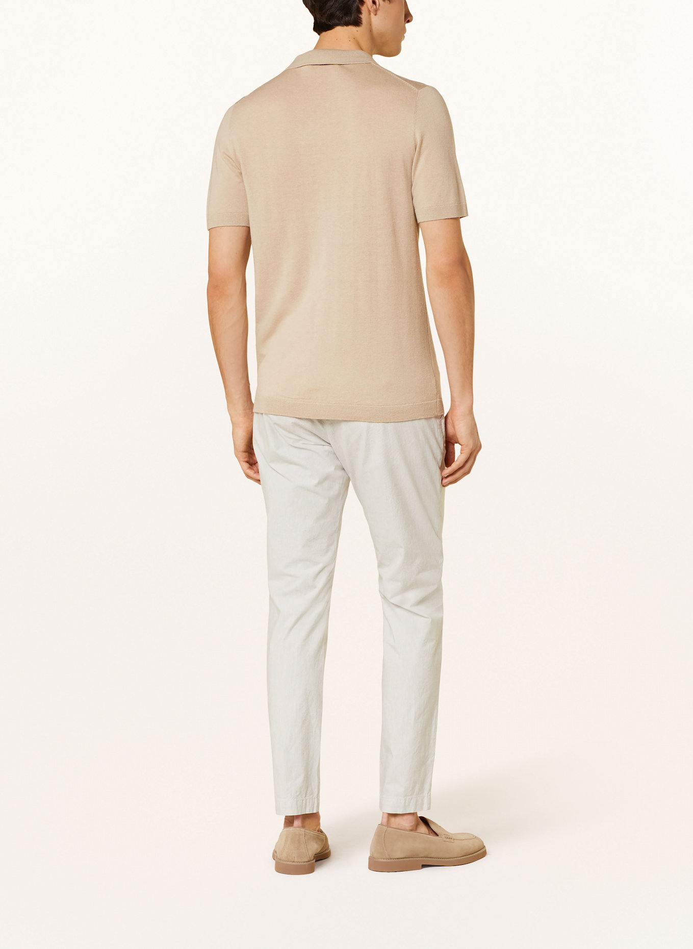 ALBERTO Chinosy JUMP w stylu dresowym slim fit: SZAROBRĄZOWY