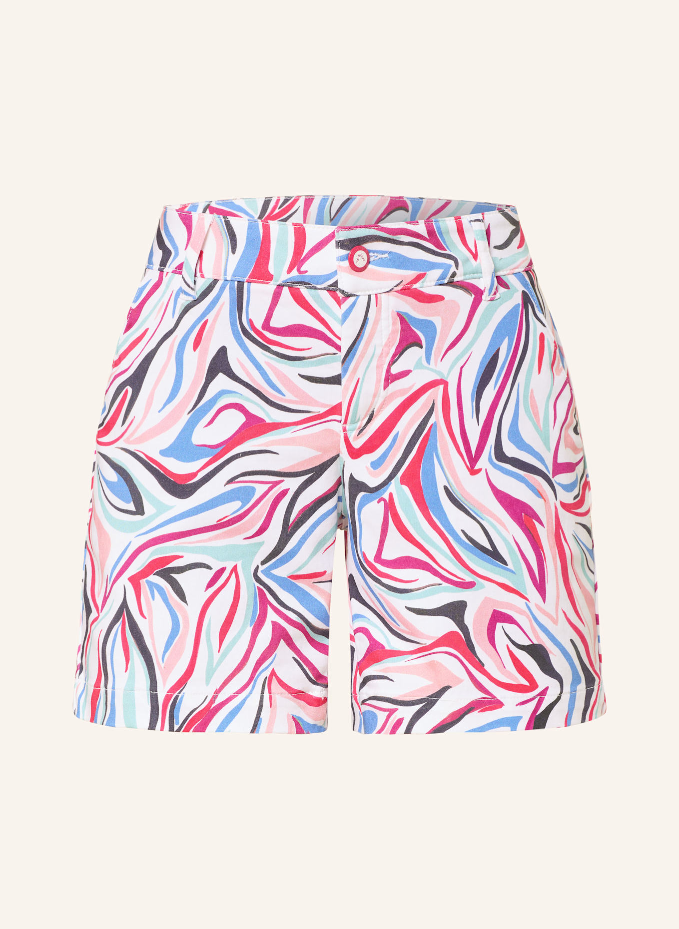 ALBERTO Golfshorts ARYA-K: WEISS / FUCHSIA / BLAU