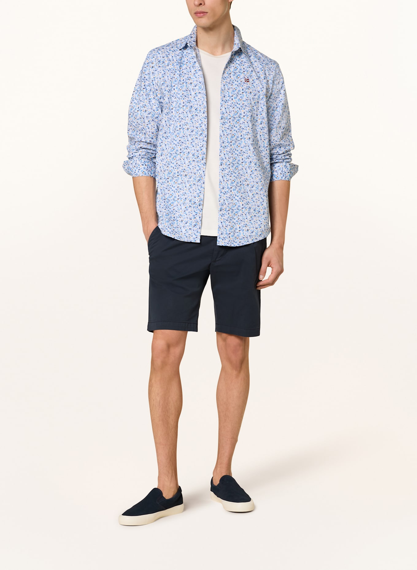 NAPAPIJRI Shirt G-RONGE Regular Fit: LIGHT BLUE
