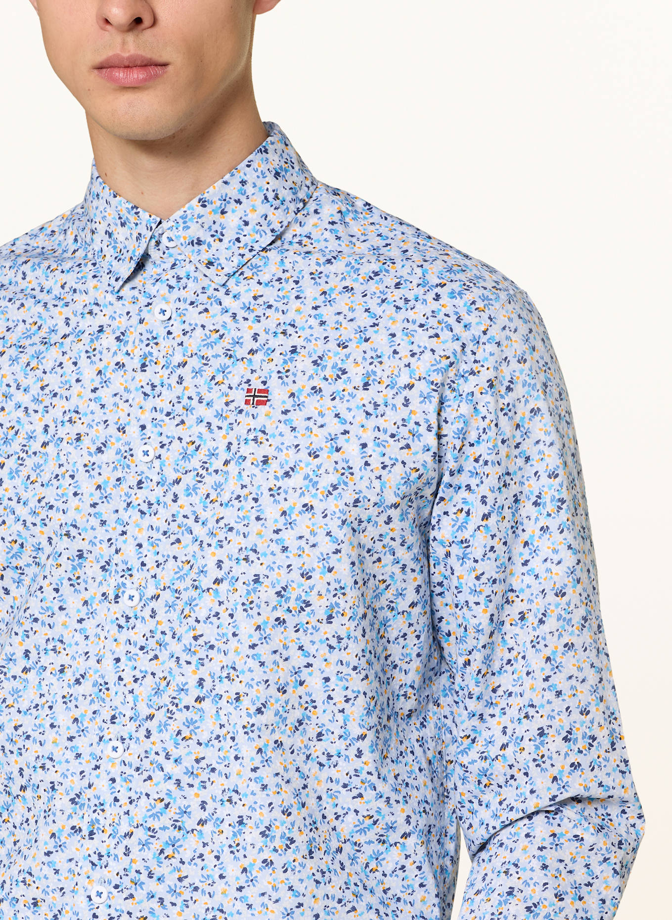 NAPAPIJRI Shirt G-RONGE Regular Fit: LIGHT BLUE