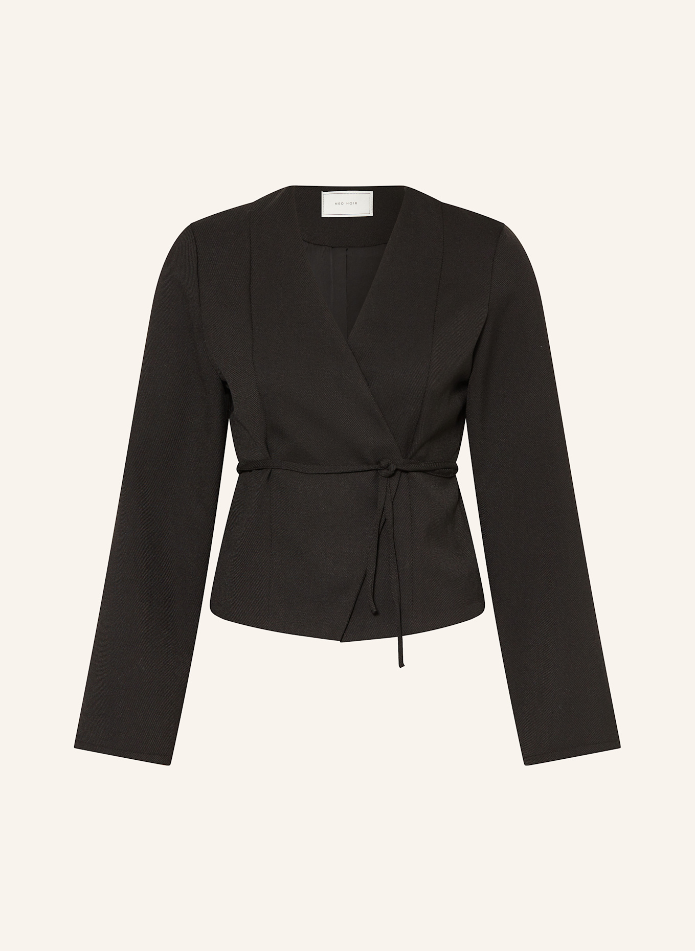 NEO NOIR Wickelbluse SIMMI: SCHWARZ