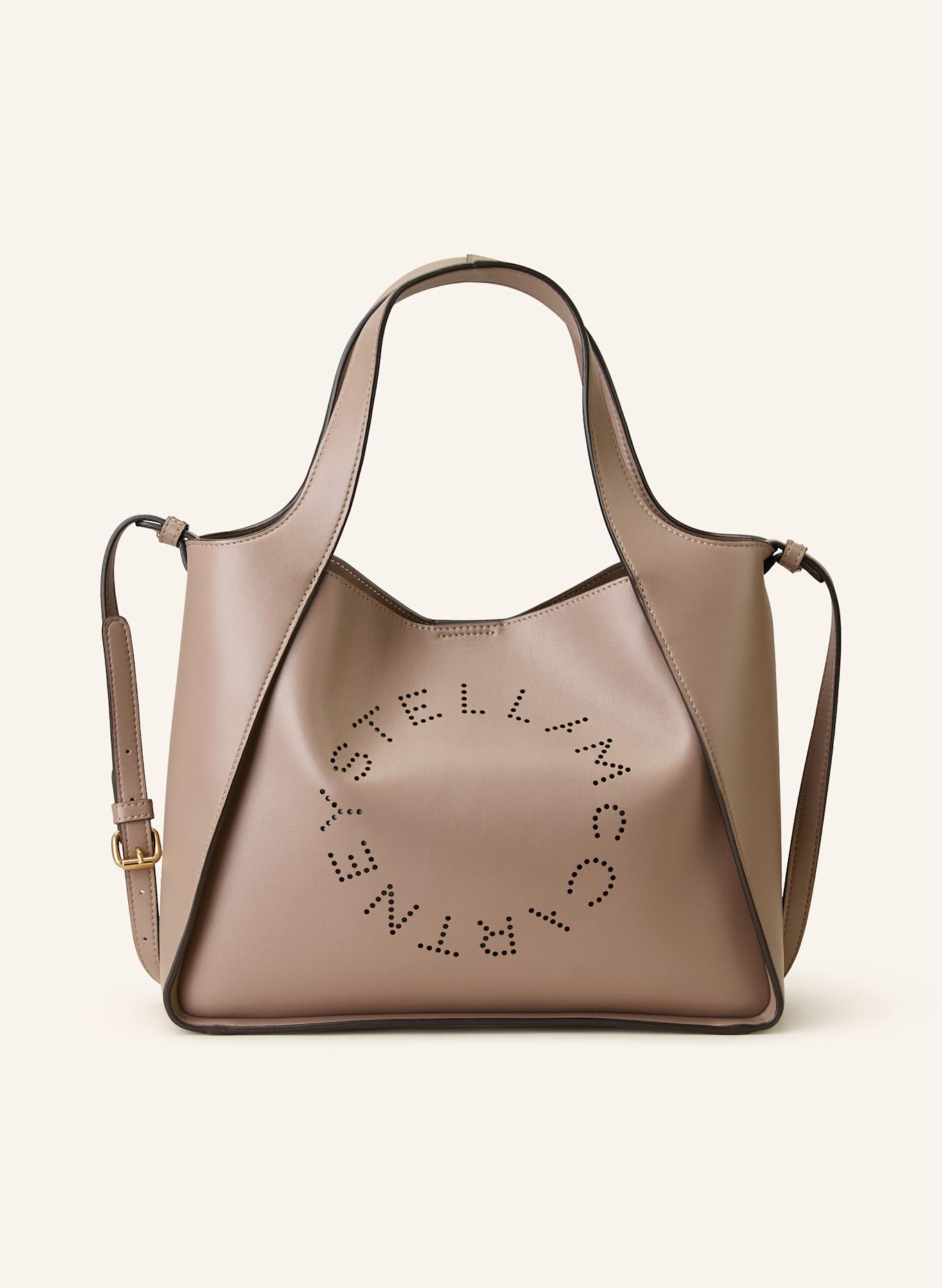 STELLA McCARTNEY Shopper with pouch: BEIGE