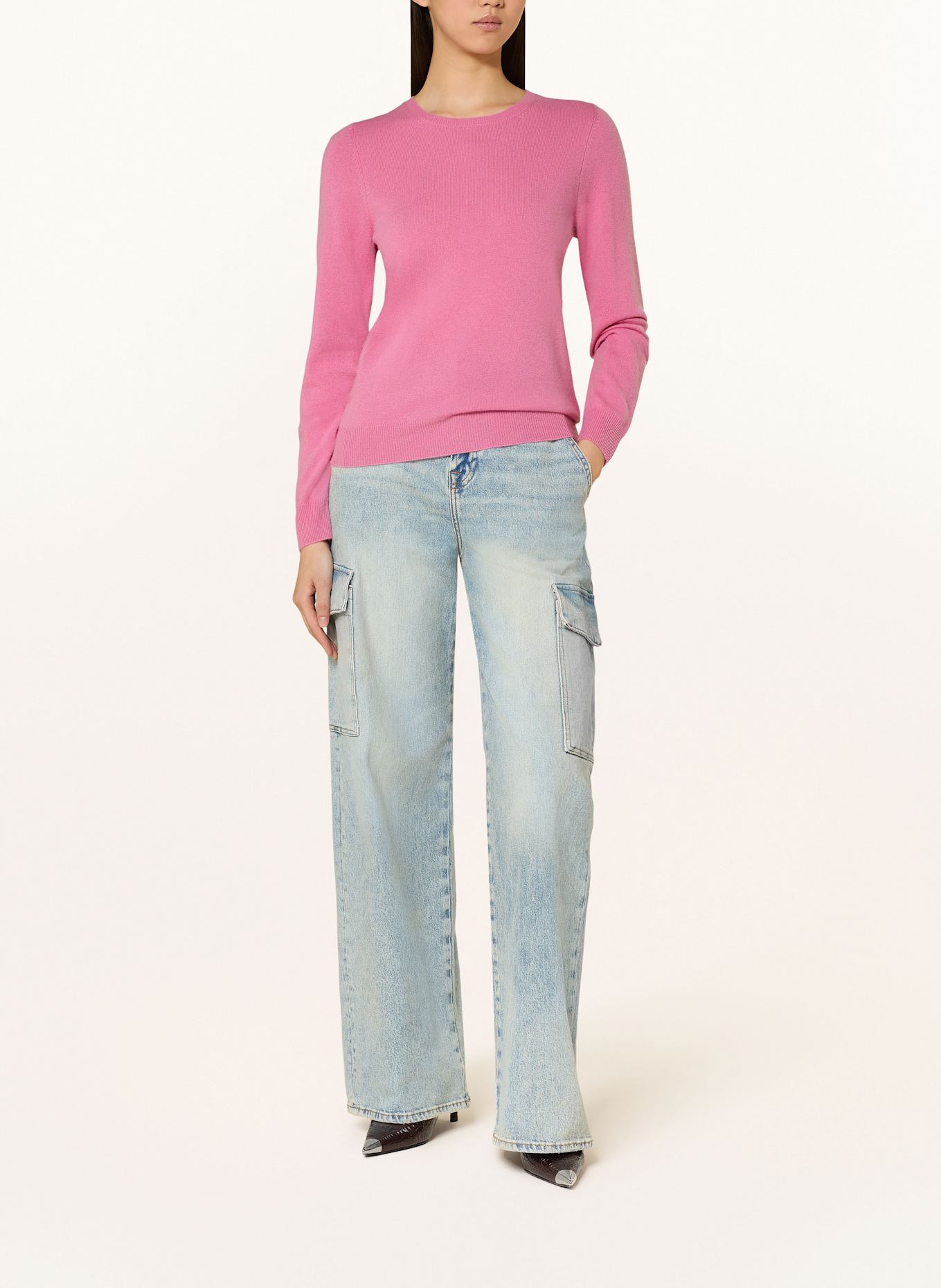 REPEAT Kašmírový svetr: RŮŽOVÁ