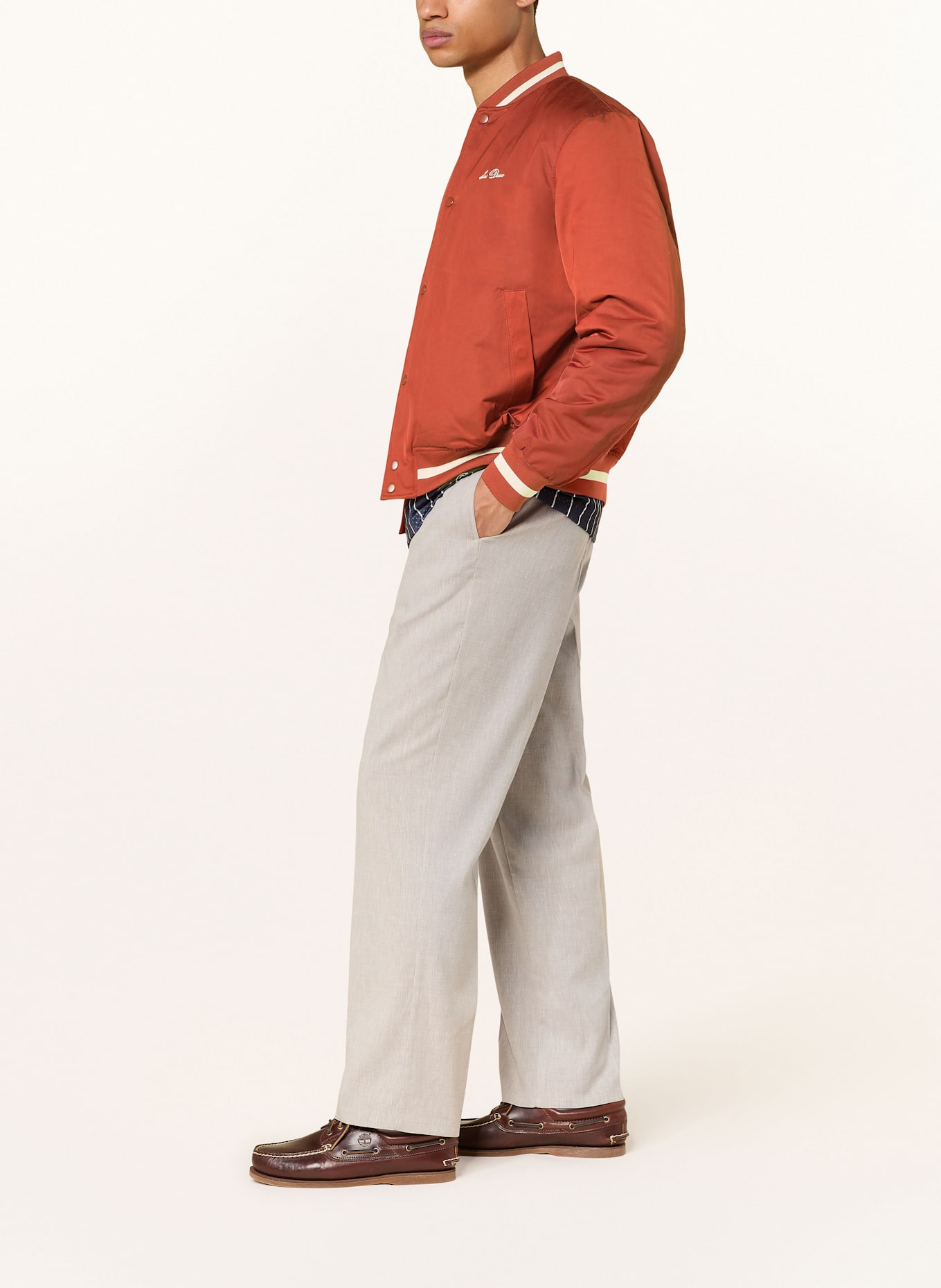 LES DEUX Hose REECE Regular Fit: HELLGRAU