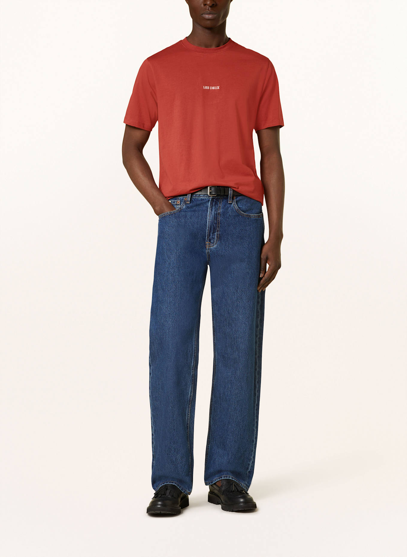 LES DEUX T-Shirt DEXTER: DUNKELROT