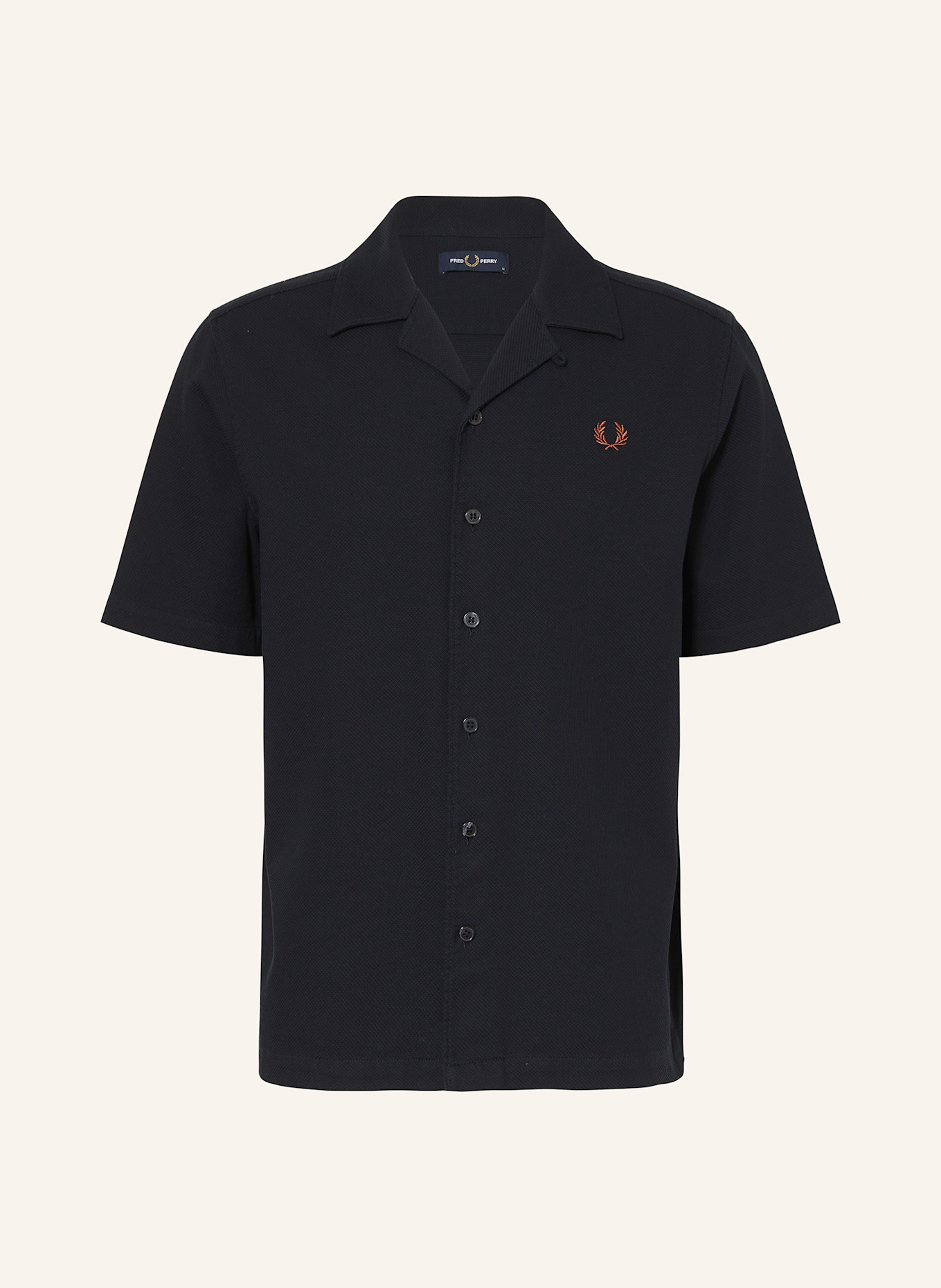 FRED PERRY Koszula z klapami comfort fit: GRANATOWY