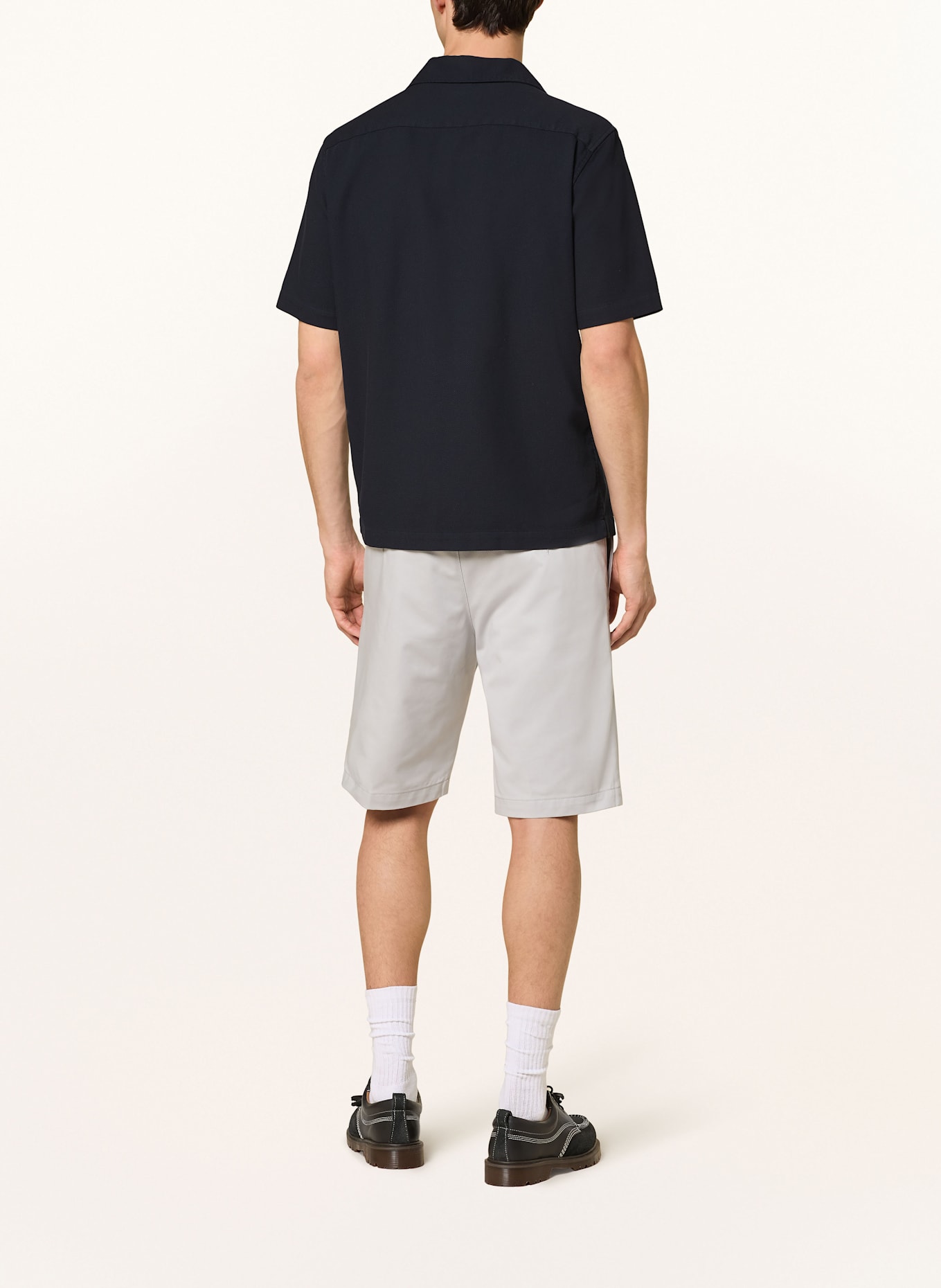 FRED PERRY Koszula z klapami comfort fit: GRANATOWY