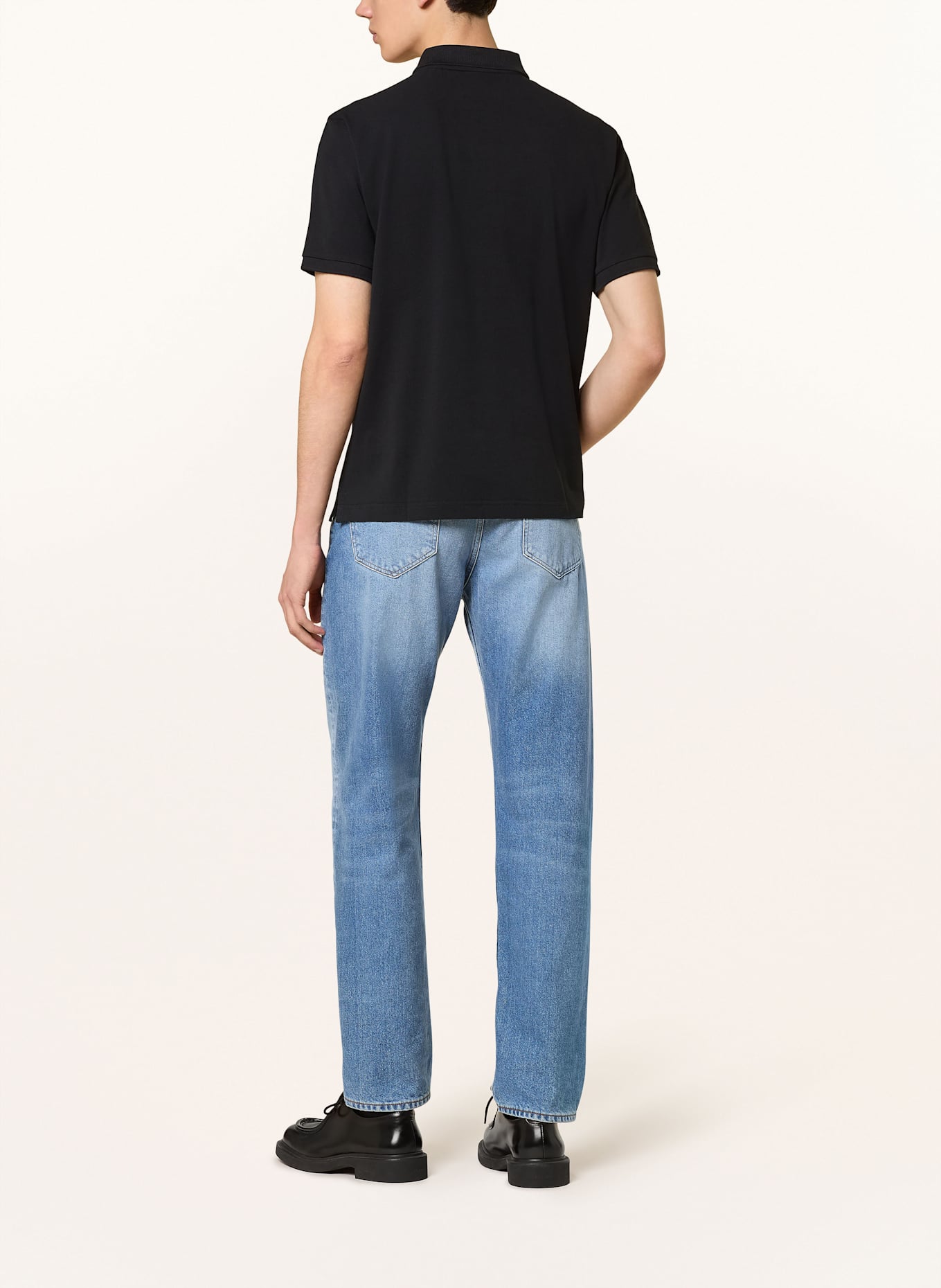 GANT Piqué-Poloshirt: SCHWARZ
