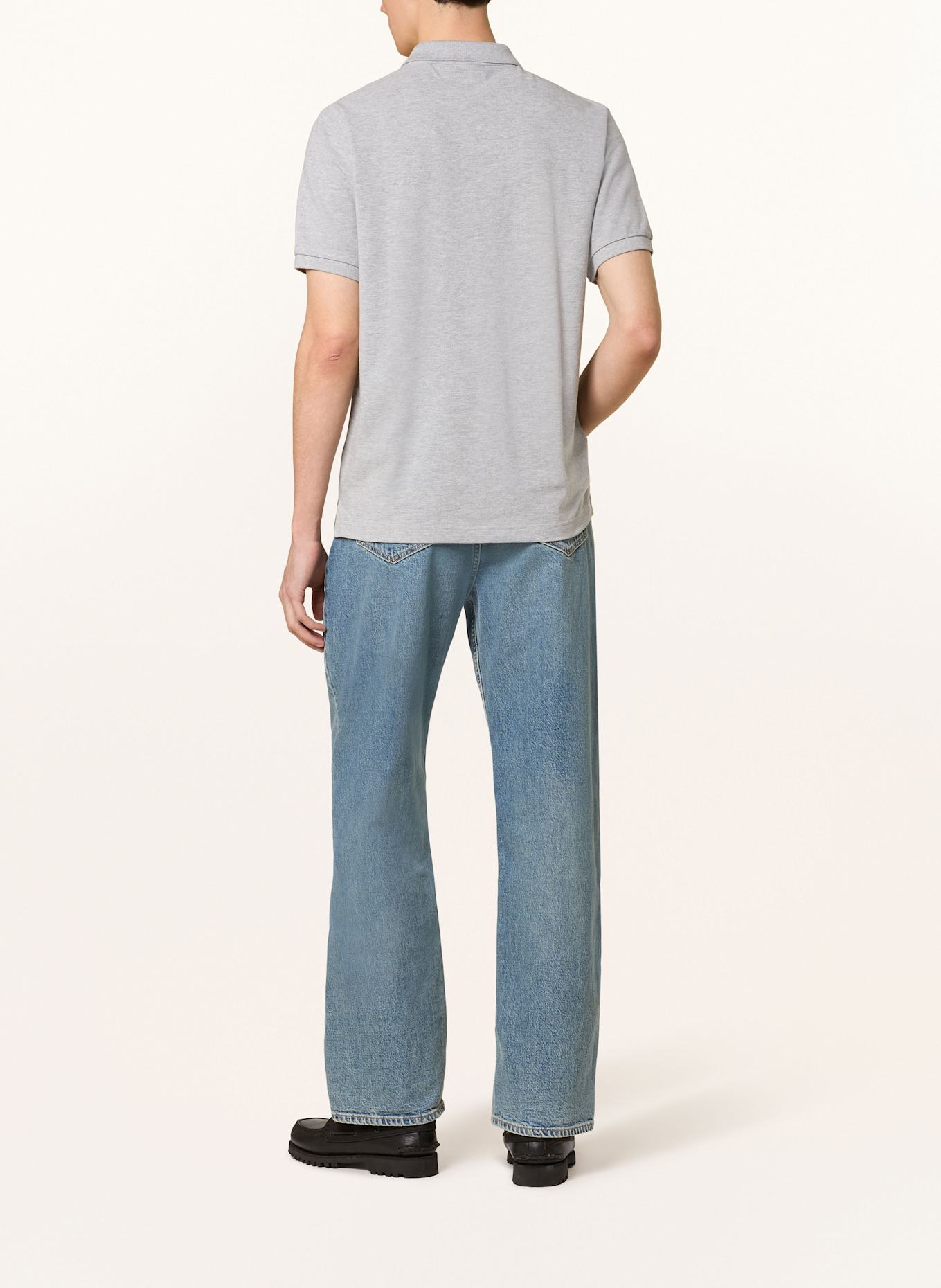 GANT Piqué-Poloshirt: GRAU
