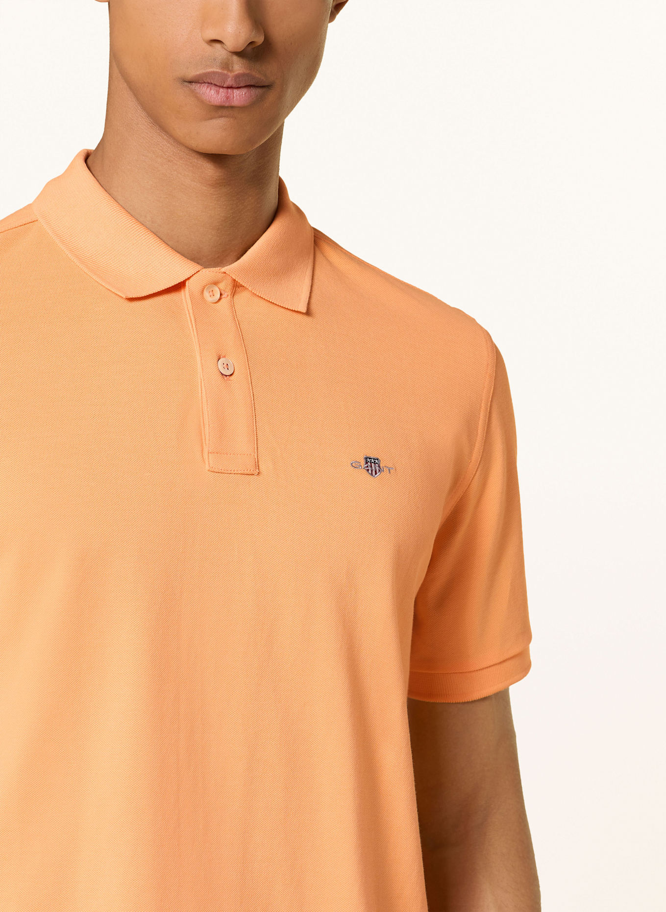 GANT Piqué-Poloshirt: HELLORANGE
