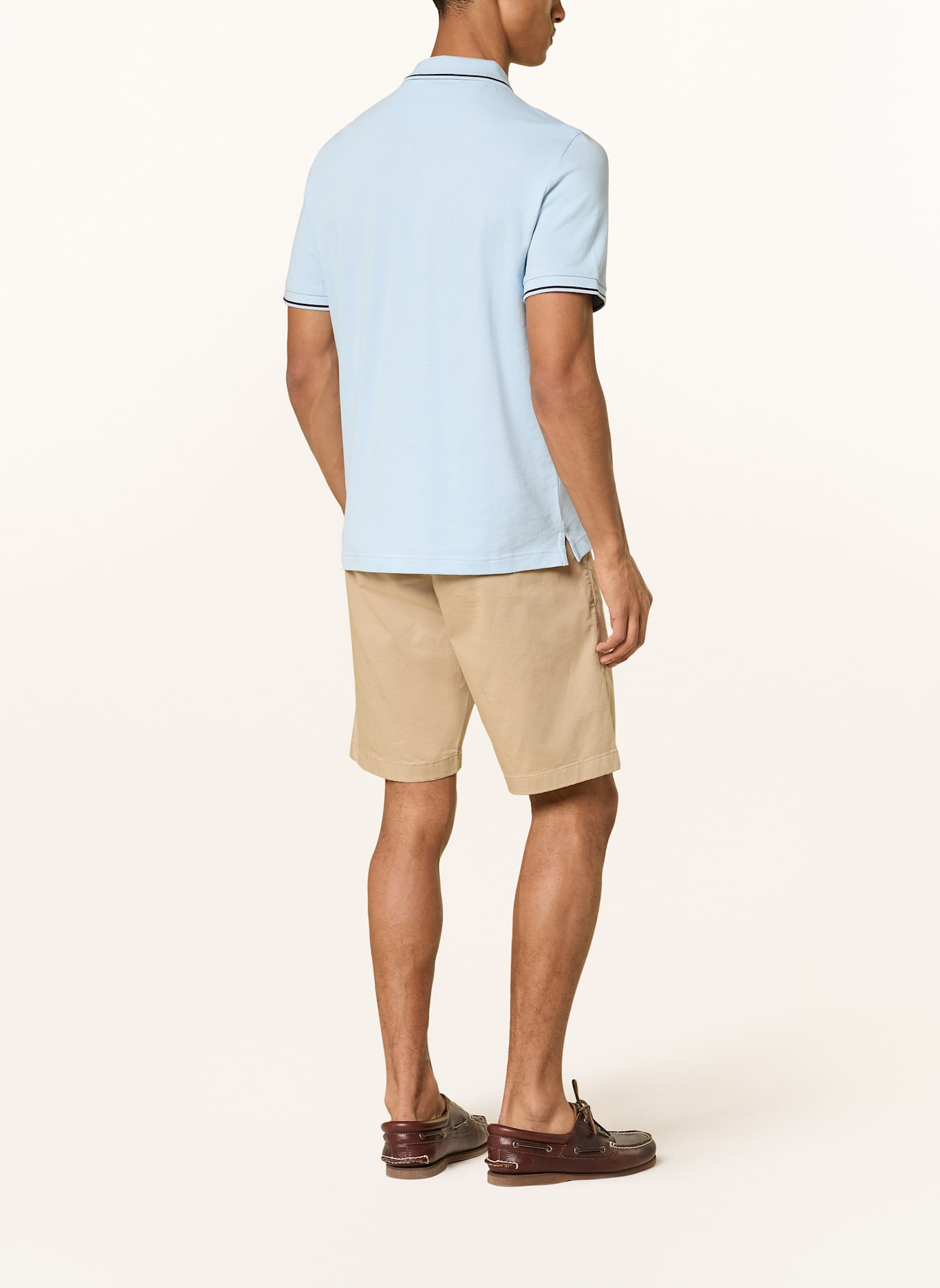 GANT Piqué-Poloshirt: HELLBLAU