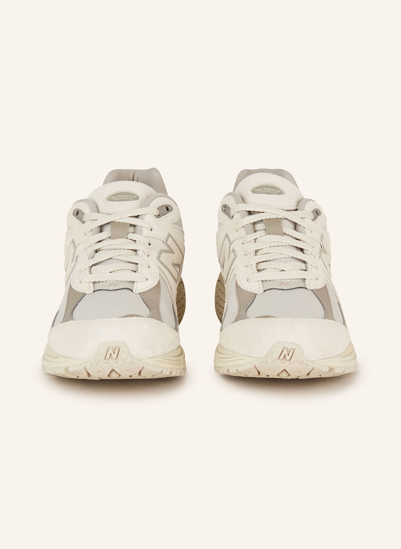 new balance Sneakersy 2002: JASNOCZARY/ BEŻOWY