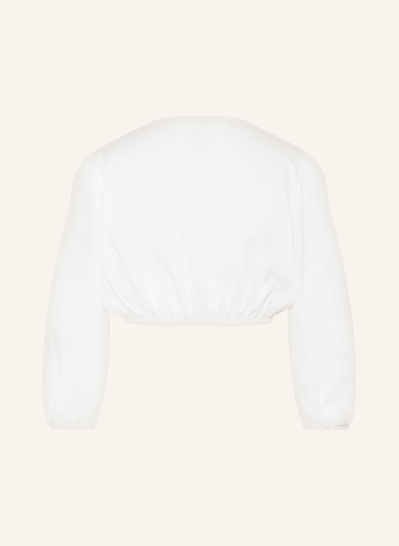 CocoVero Dirndlbluse IDA mit 3/4-Arm: WEISS