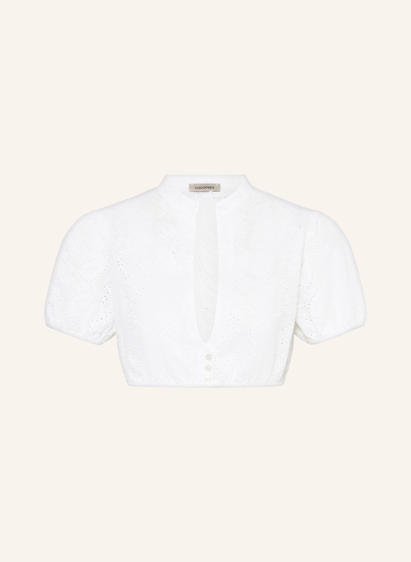 CocoVero Dirndlbluse LANA: WEISS