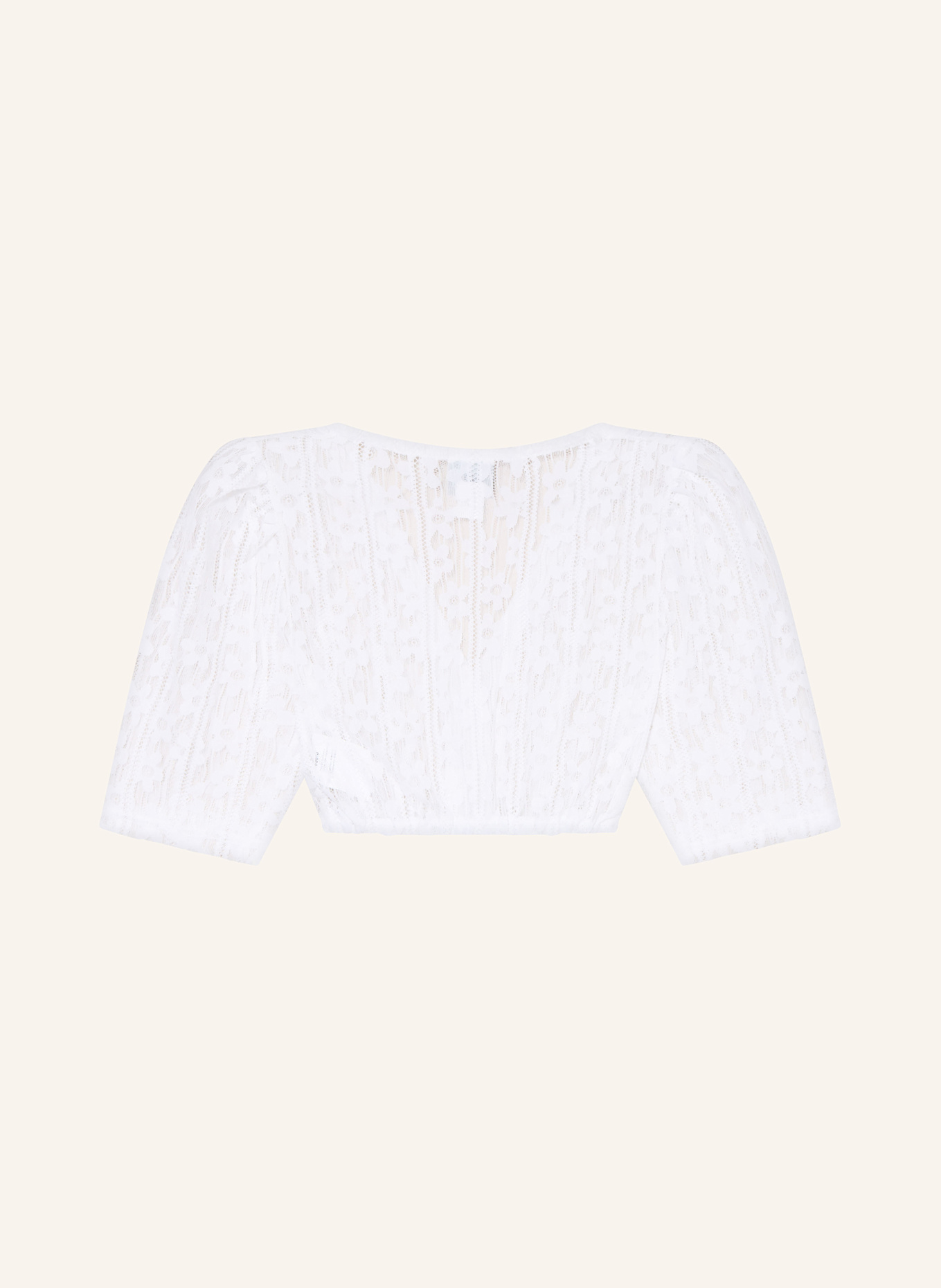 Hammerschmid Dirndl blouse ANINA made of lace: WHITE