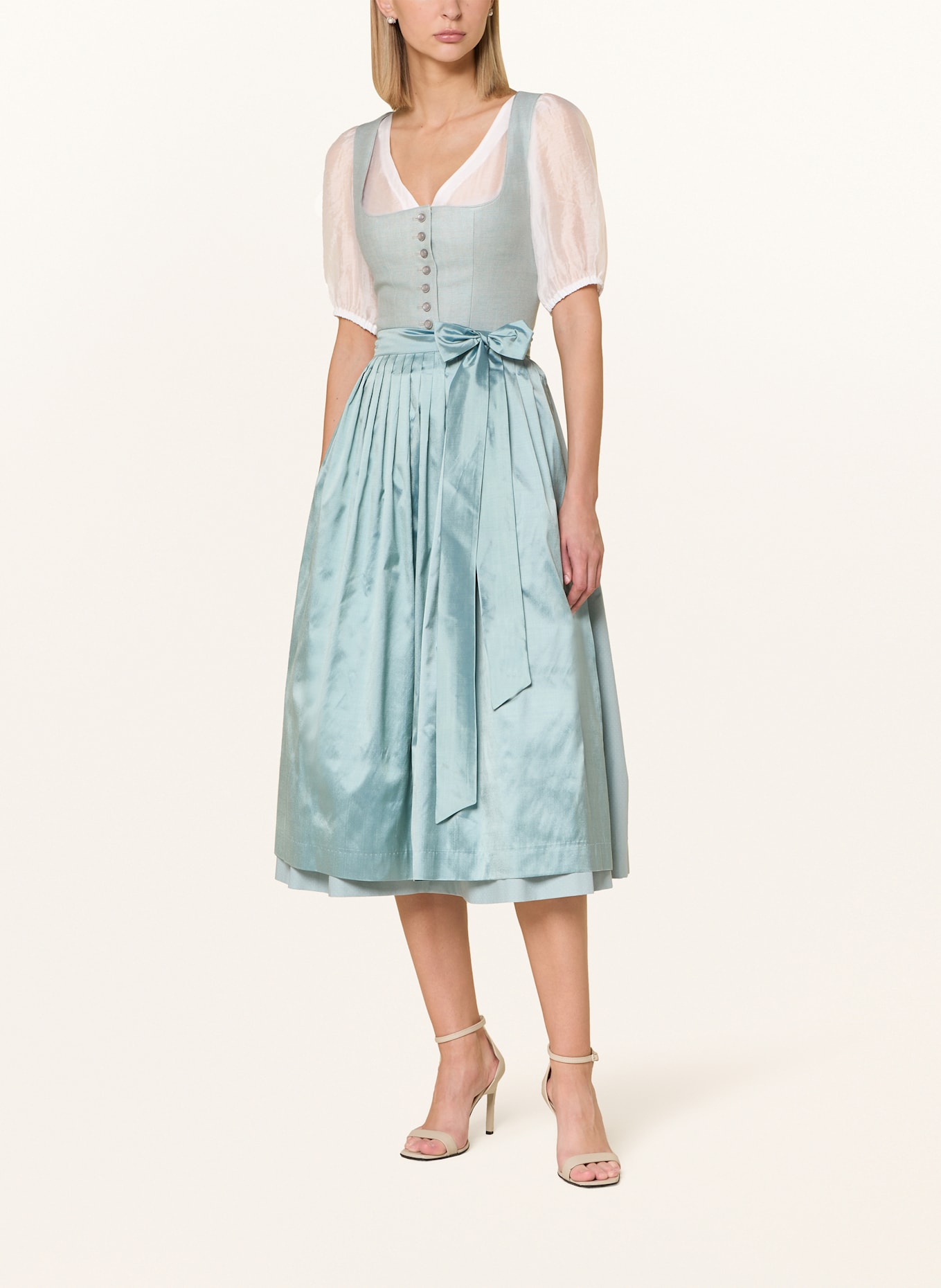 Hammerschmid Dirndl halenka EVELINE: BÍLÁ
