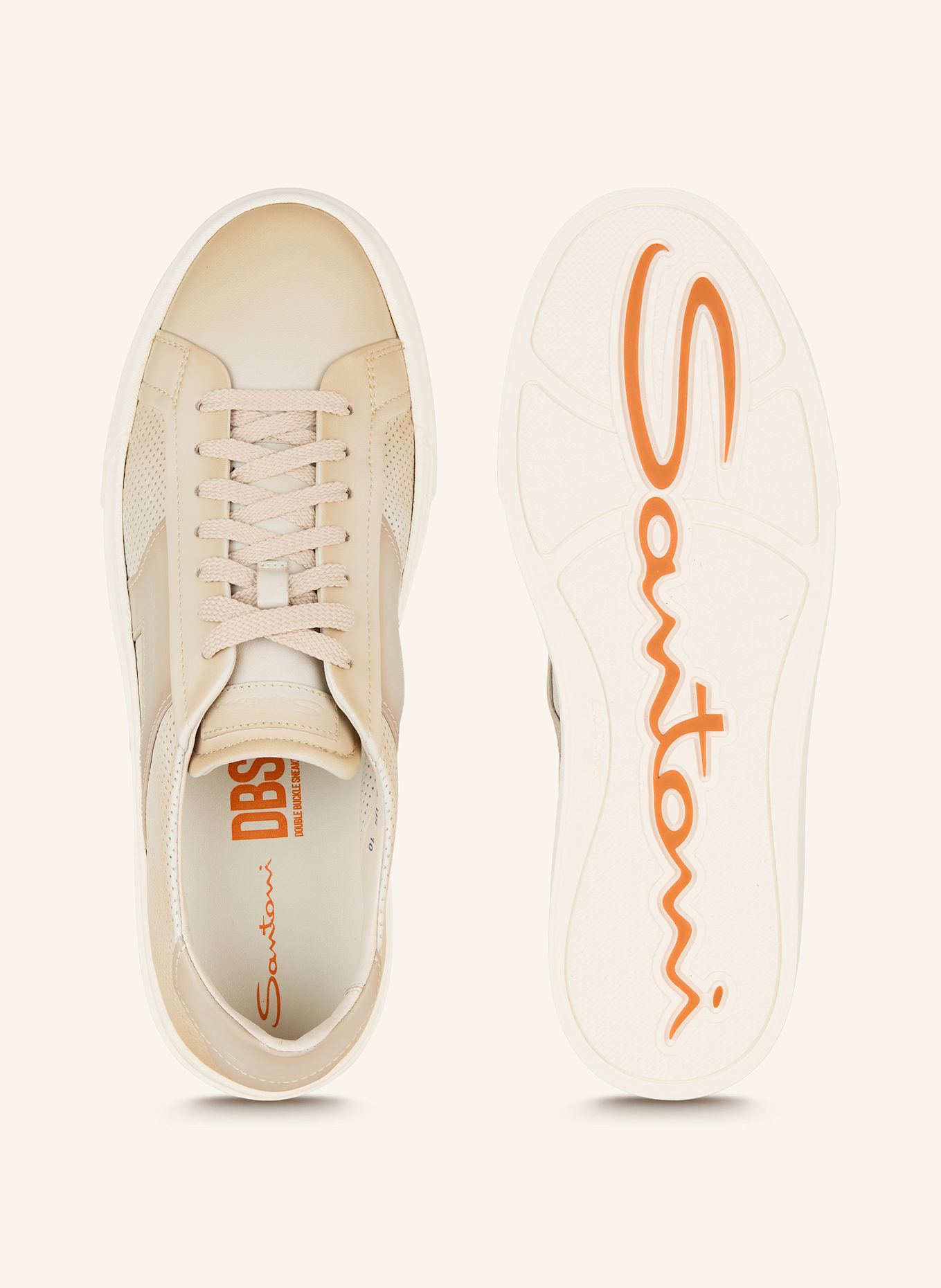 Santoni Sneaker: BEIGE