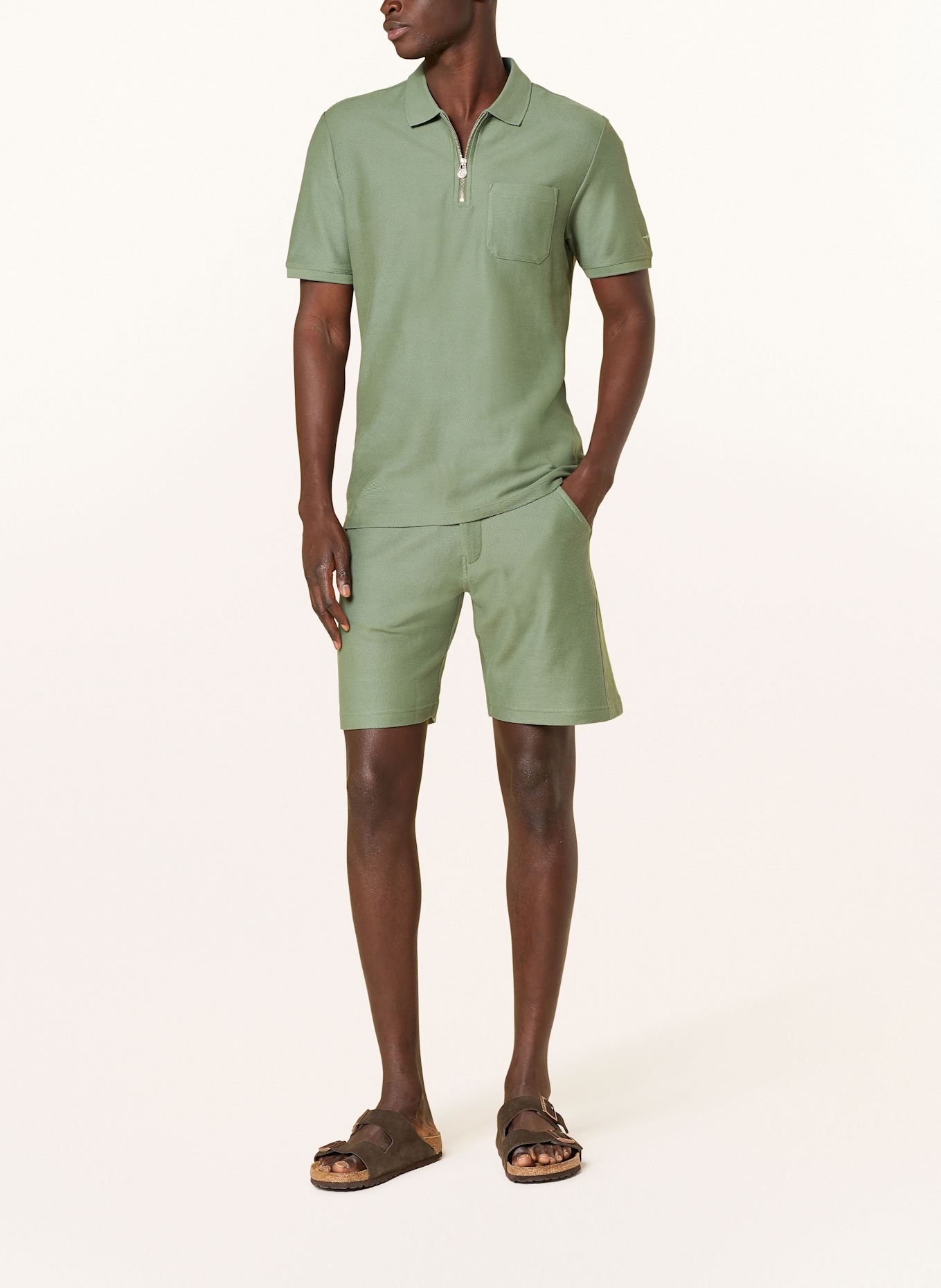 COLOURS & SONS Jersey sweatshirt shorts: GREEN