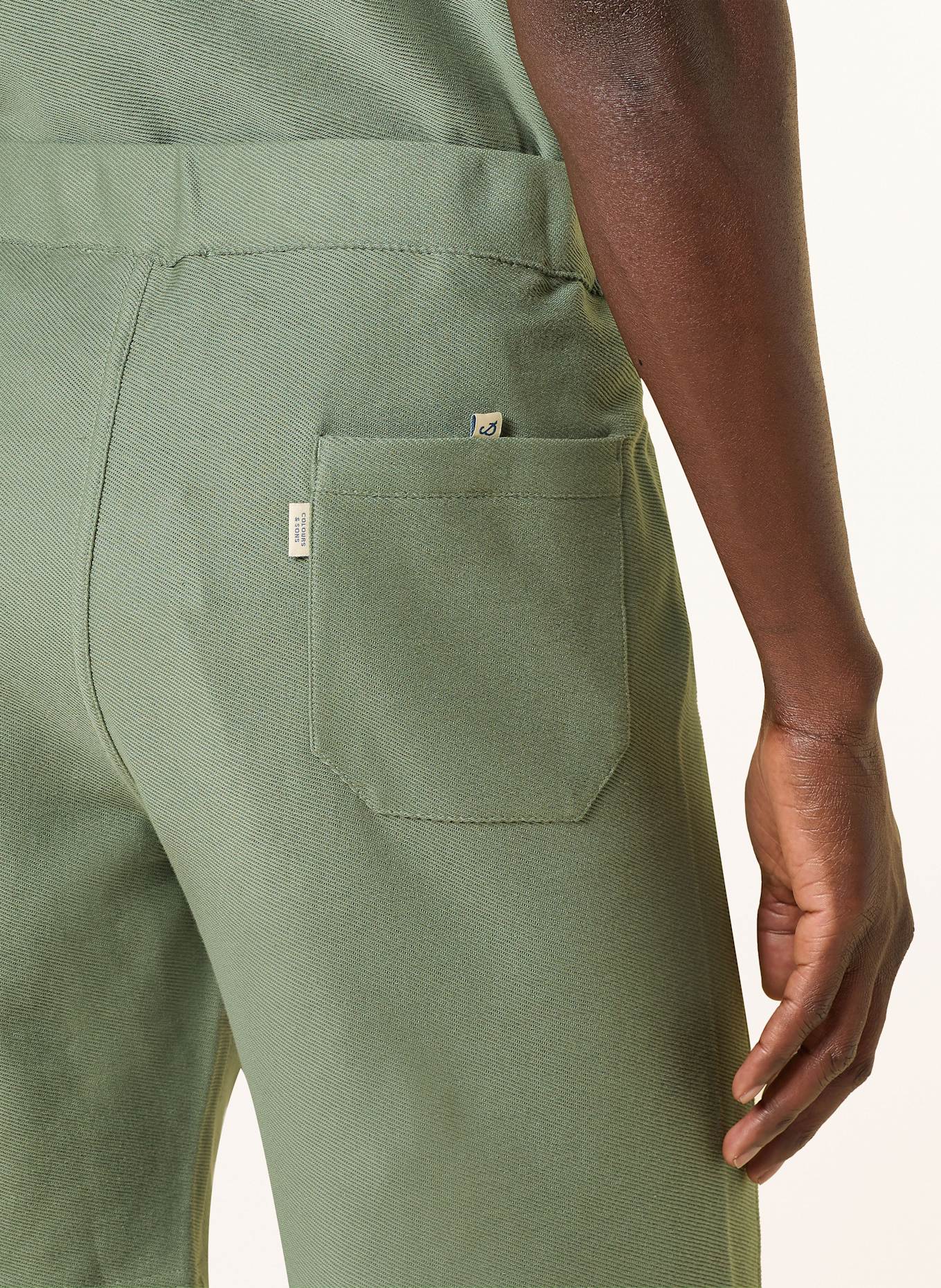 COLOURS & SONS Jersey sweatshirt shorts: GREEN