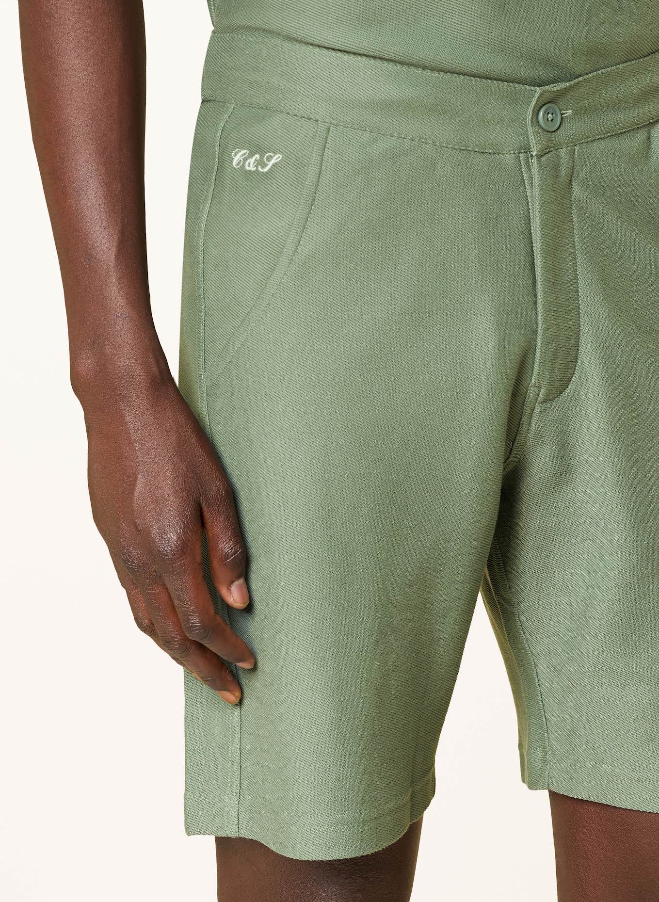 COLOURS & SONS Jersey sweatshirt shorts: GREEN