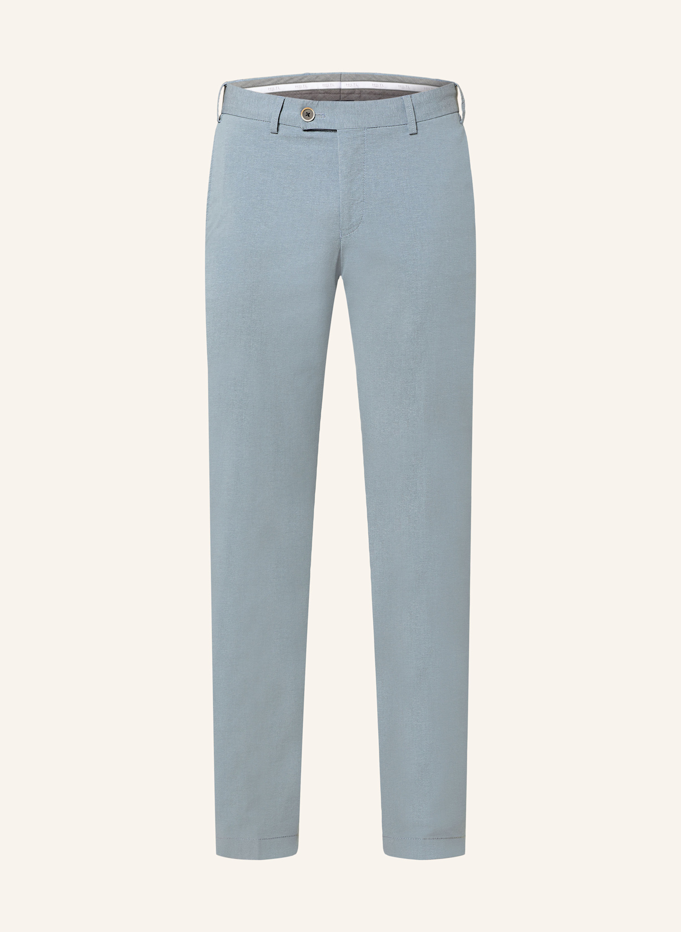 HILTL Chino Slim Fit aus Leinen: HELLBLAU