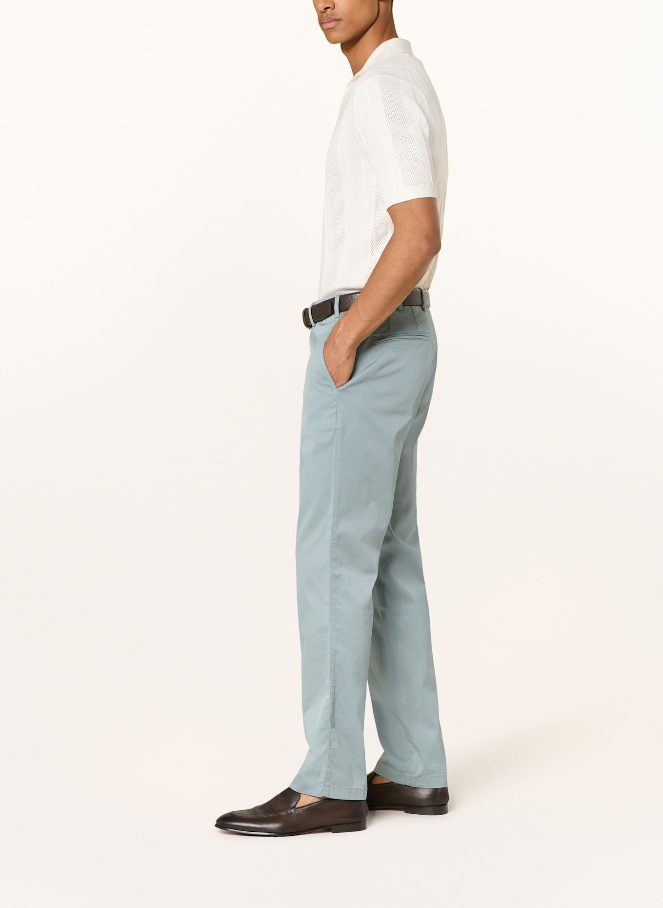 HILTL Chino PAMO Regular Fit: HELLBLAU