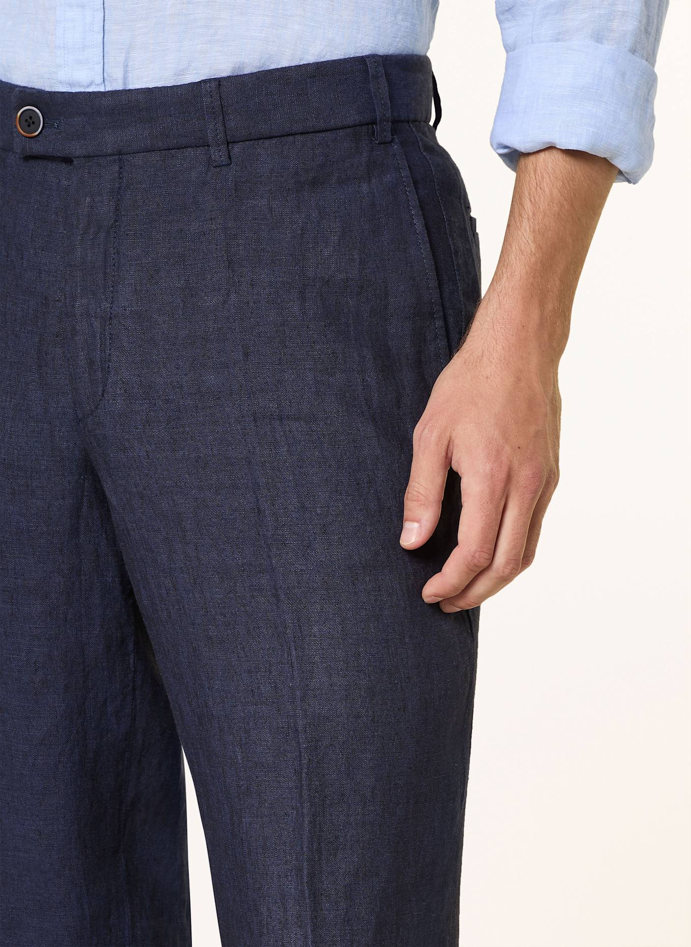 HILTL Chino Extra Slim Fit: DUNKELBLAU