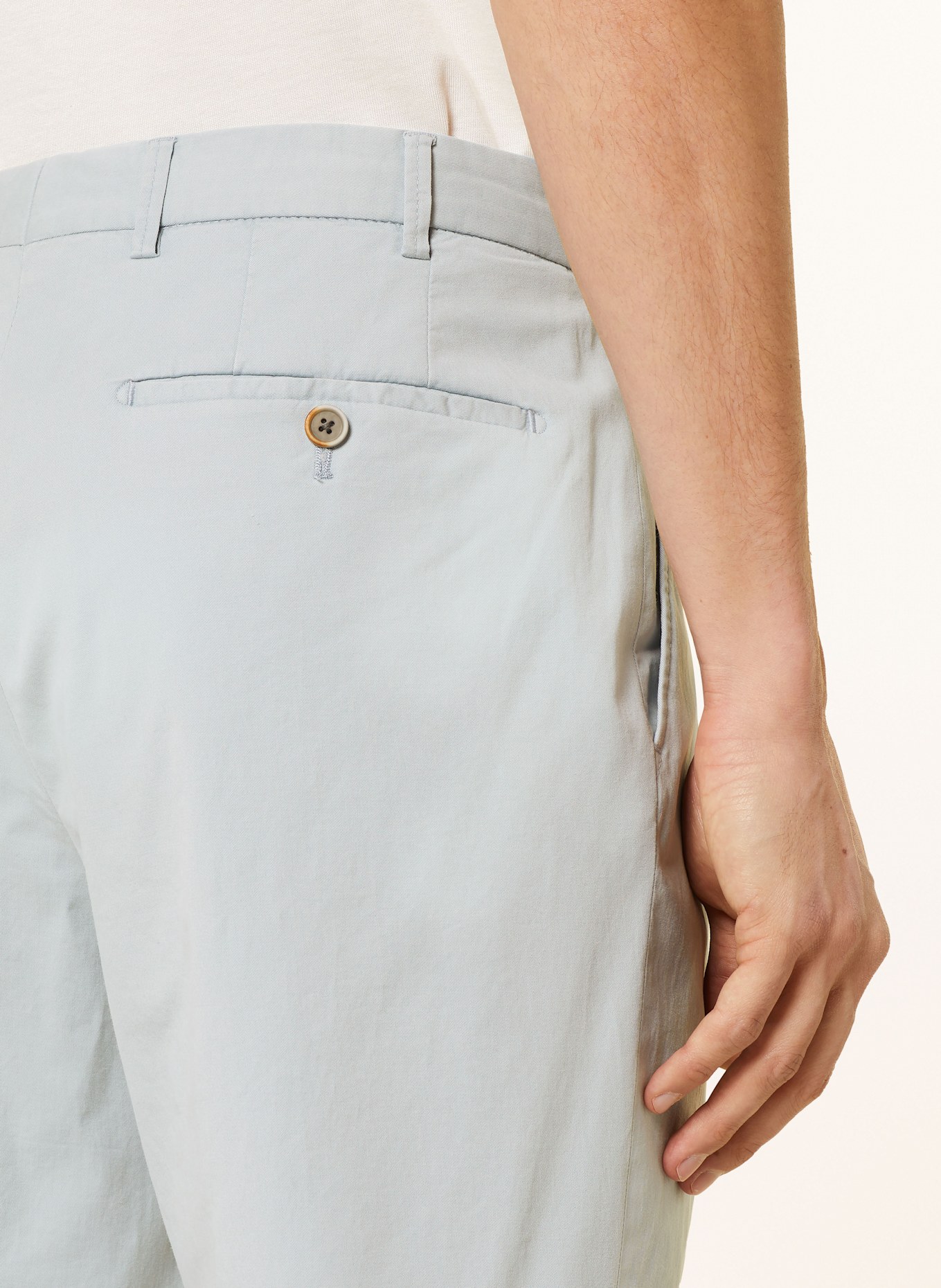 HILTL Chinosy regular fit: JASNONIEBIESKI