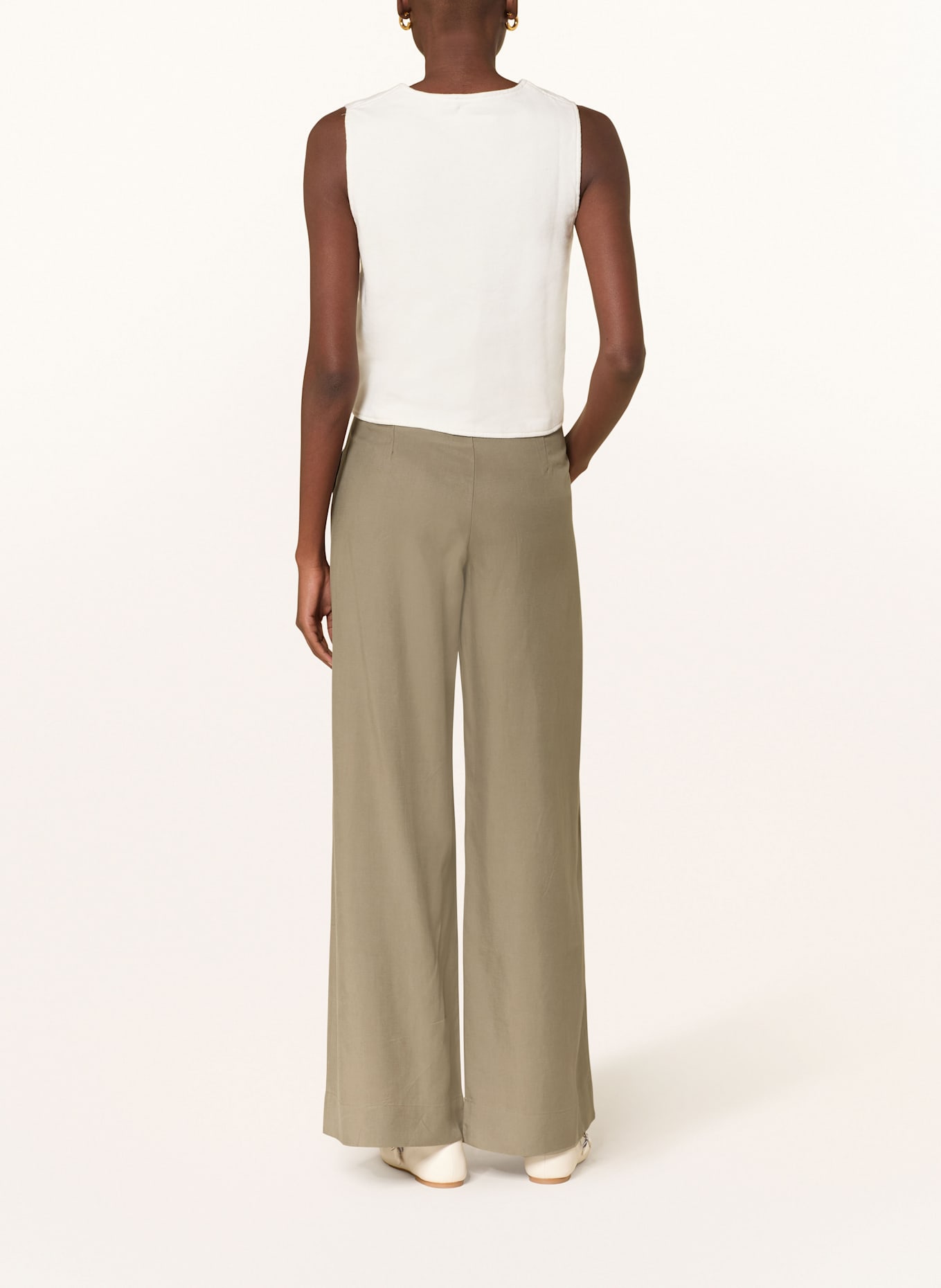 SELECTED Femme Marlenehose: GRÜN