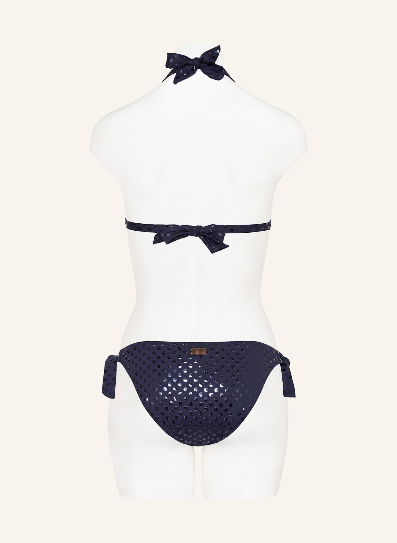 VILEBREQUIN Neckholder-Bikini-Top RELIEF SPARKLING FLECHE: DUNKELBLAU