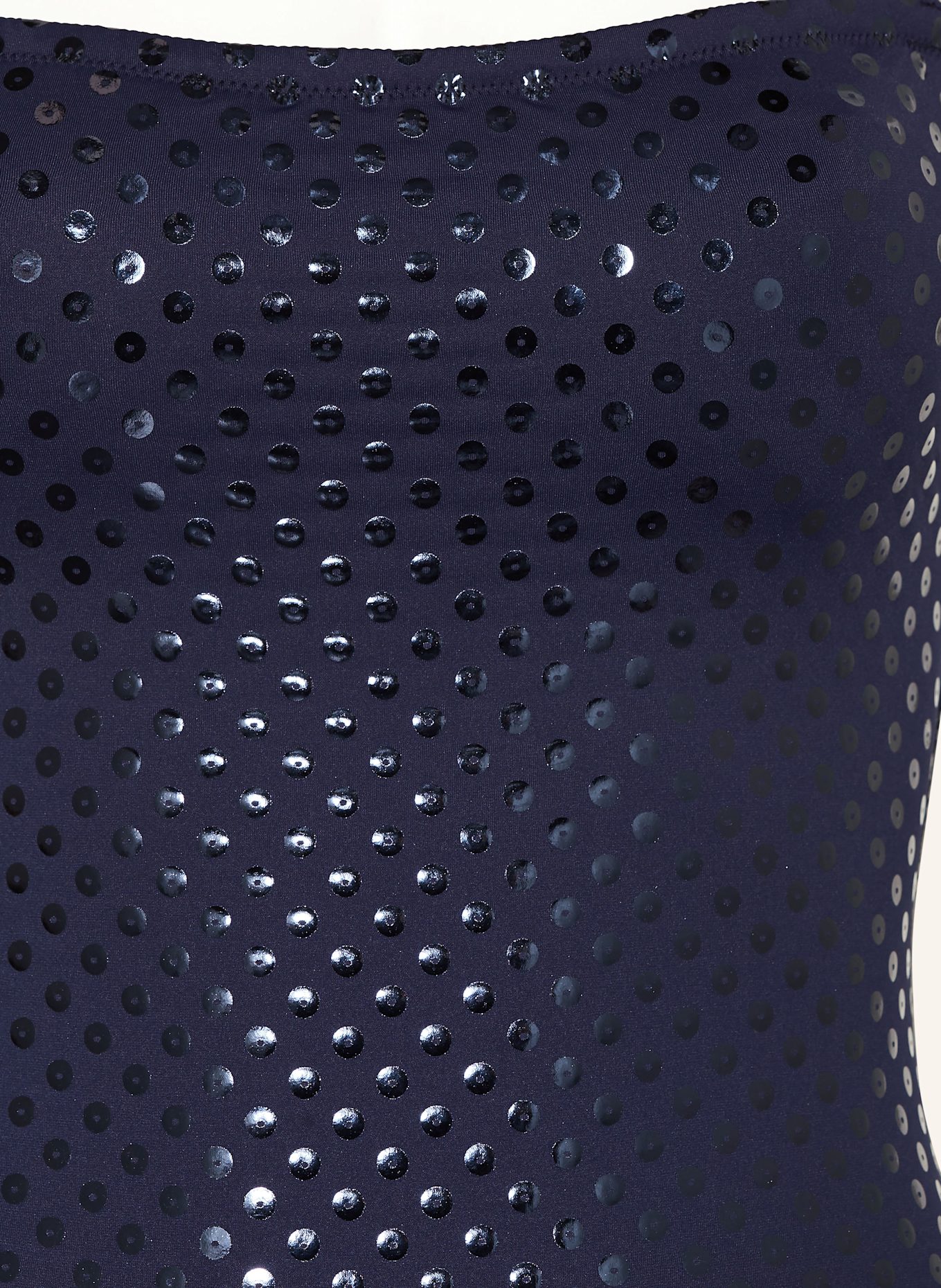 VILEBREQUIN Bandeau-Badeanzug RELIEF SPARKLING FACETTE: DUNKELBLAU