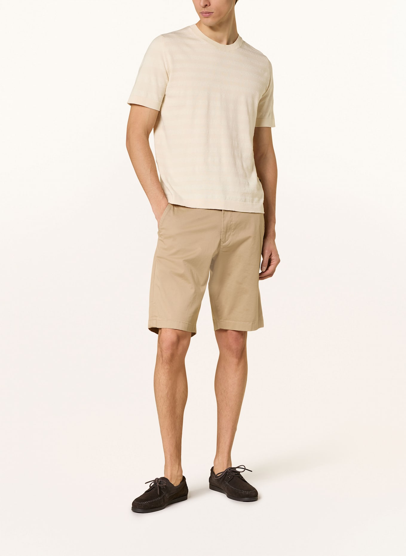 MAERZ MUENCHEN Strickshirt: ECRU