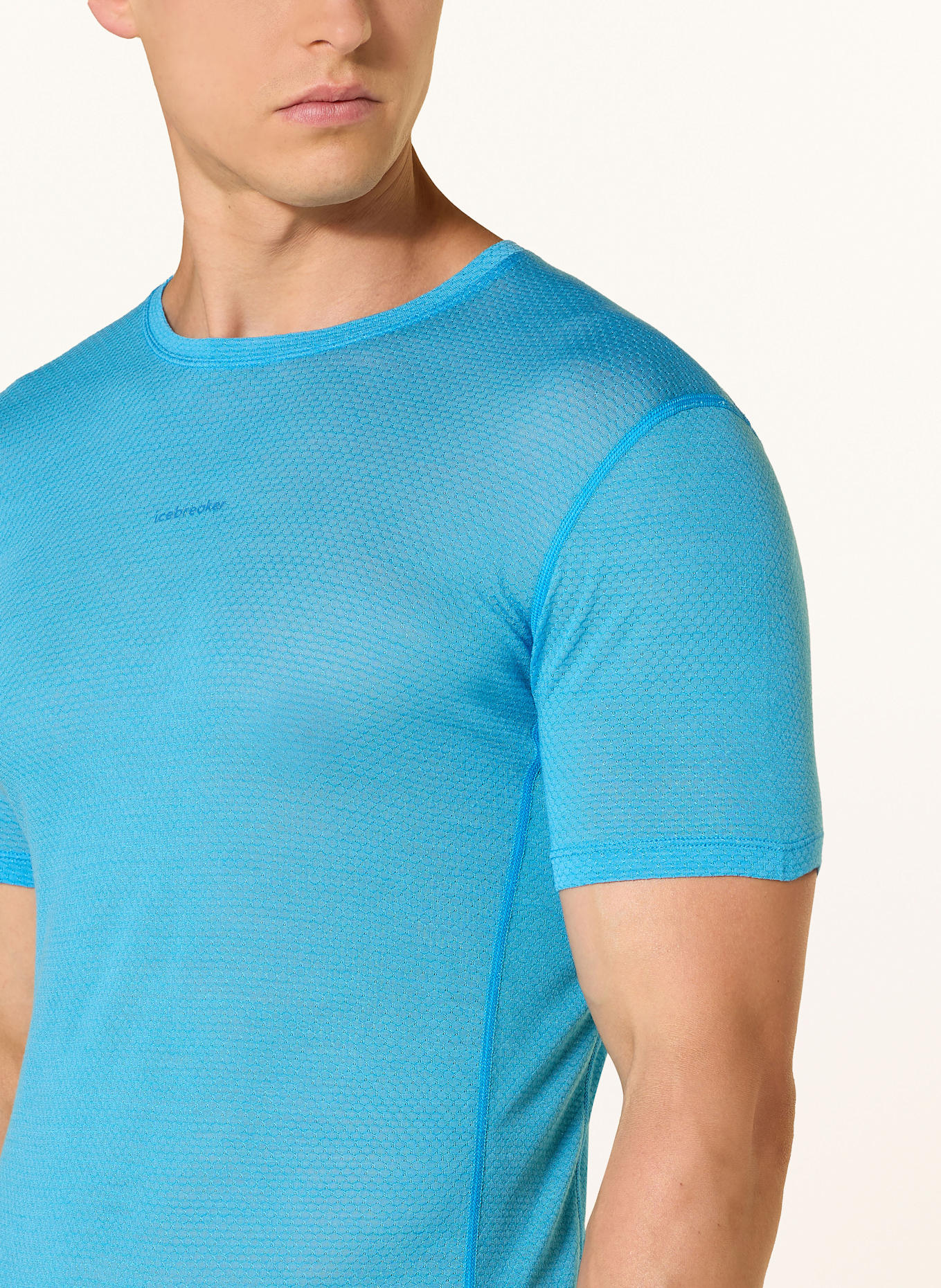 icebreaker T-Shirt MERINOMIX 75 COOL-LITE™: NEONBLAU