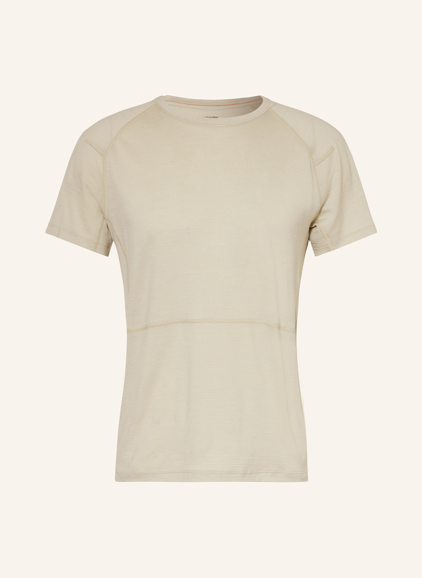 icebreaker T-Shirt MER 200 ELEVATION: BEIGE