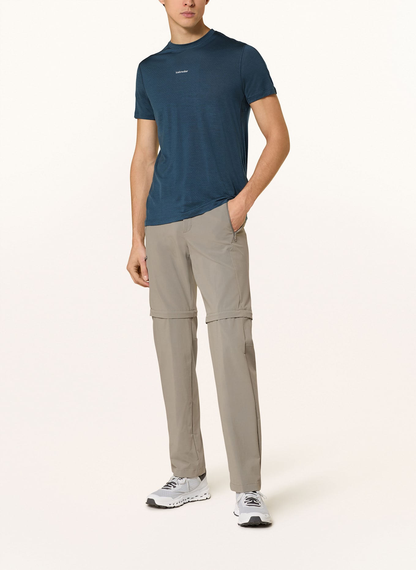 icebreaker T-Shirt 125 COOL-LITE™ MERINO BLEND SPHERE III: DUNKELBLAU