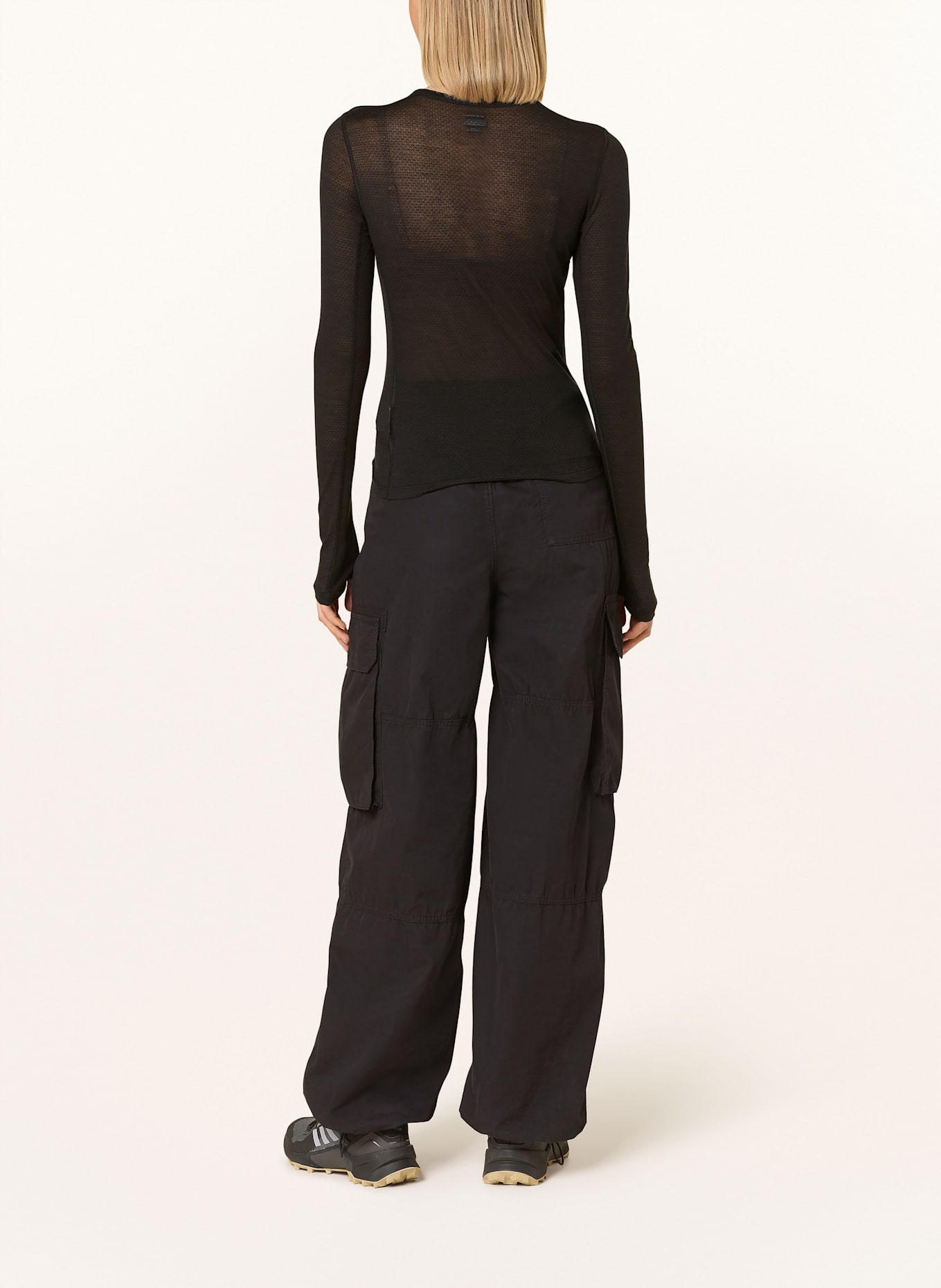 icebreaker Longsleeve MERINOMIX 75 COOL-LITE™: SCHWARZ