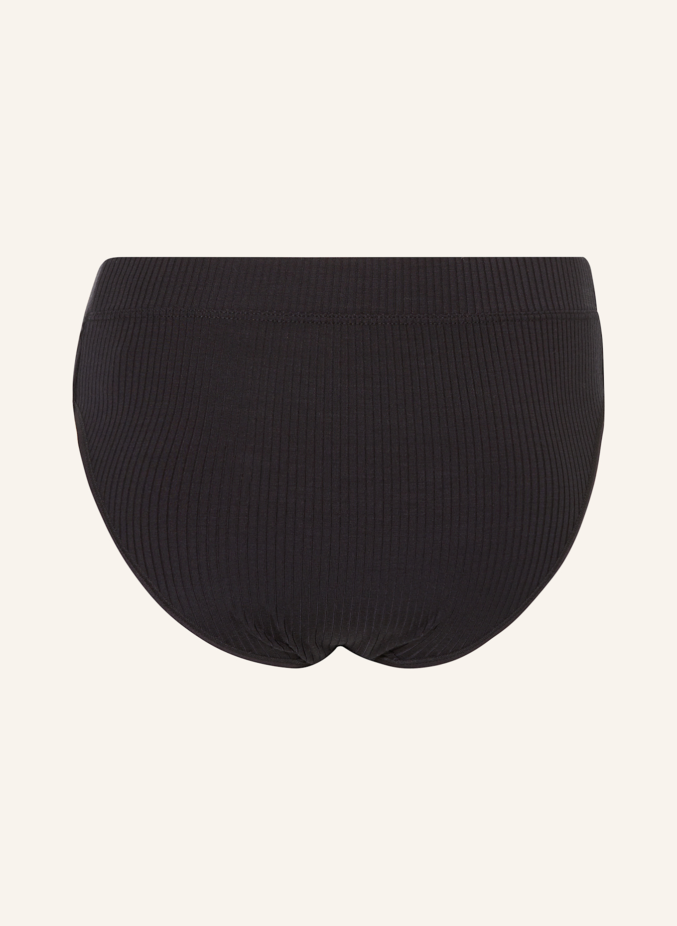 icebreaker Panty MER RIB LOTUS mit Merinowolle: SCHWARZ