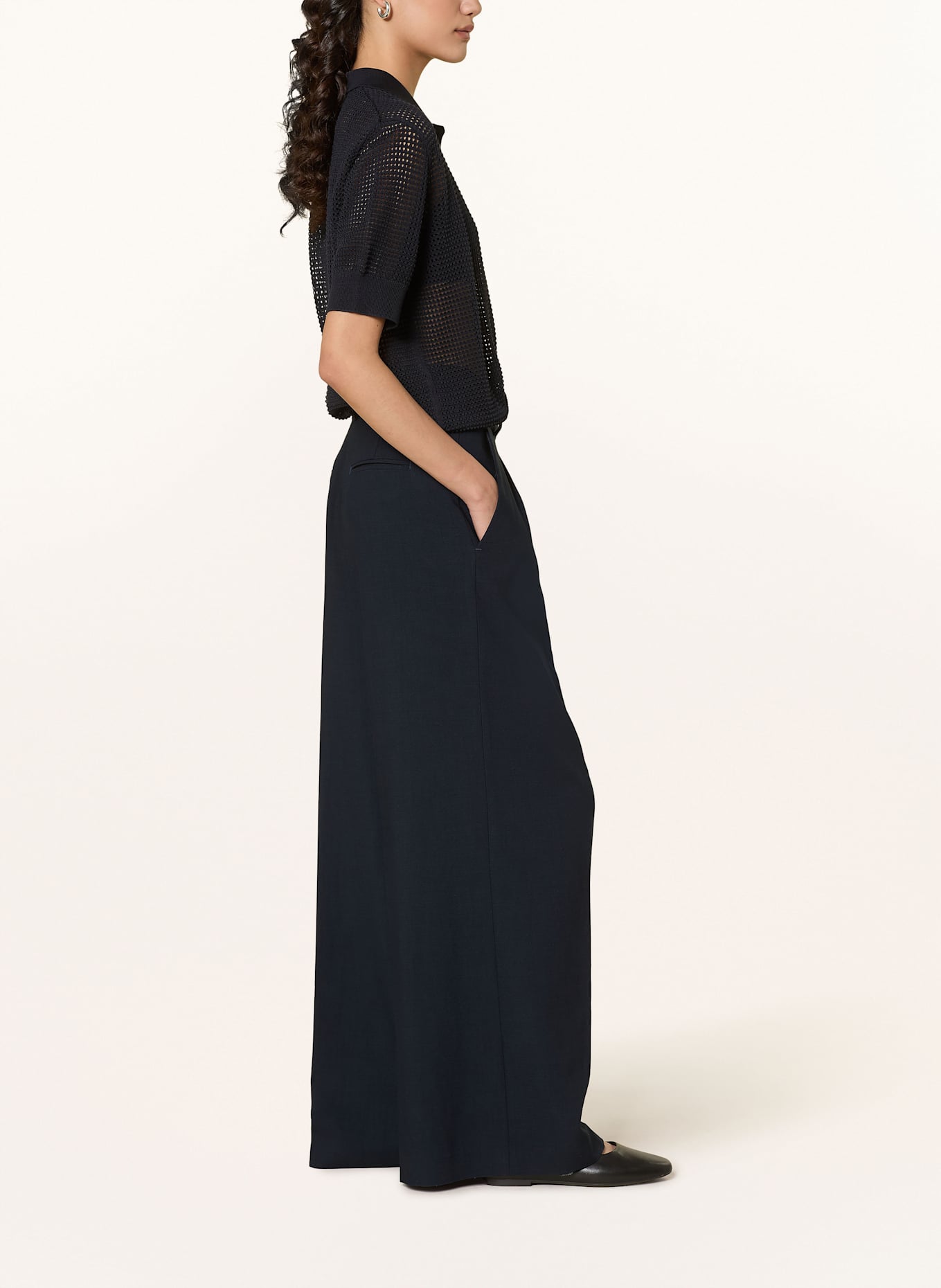 IVY OAK Marlene broek PRESCILLA ANN: DONKERBLAUW