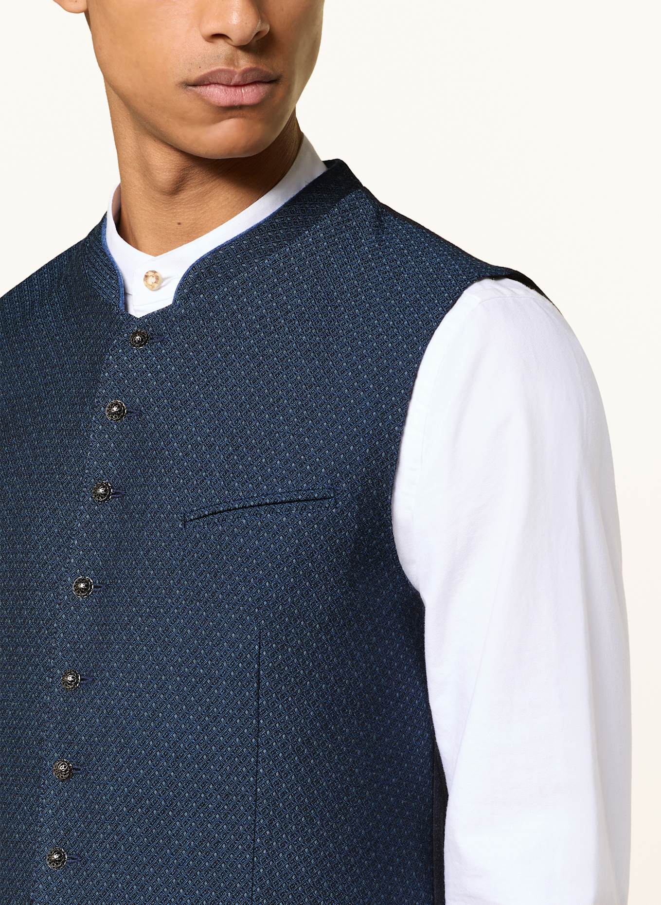 Hammerschmid Trachtenweste THEO Slim Fit: DUNKELBLAU