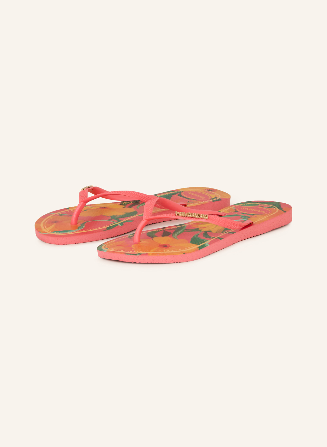 havaianas Zehentrenner TROPICAL: HELLROT / ORANGE