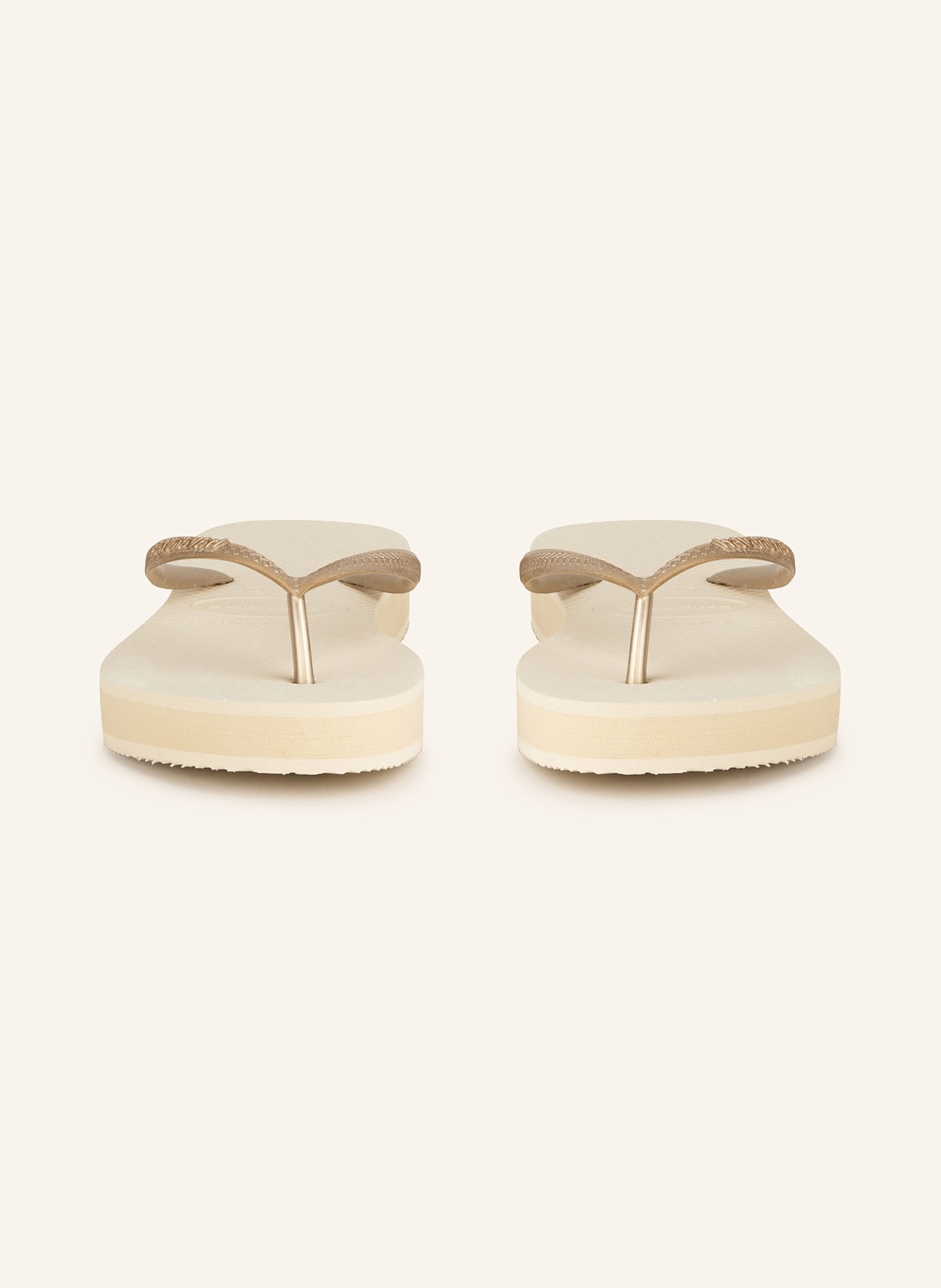 havaianas Japonki SLIM FLATFORM: BEŻOWY