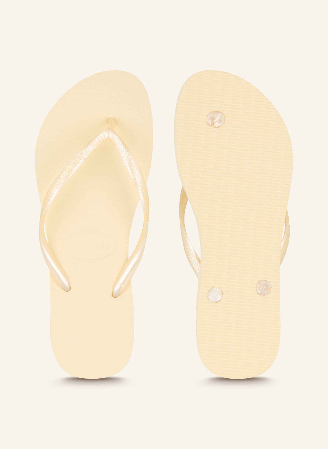 havaianas Flip flops SLIM: LIGHT YELLOW