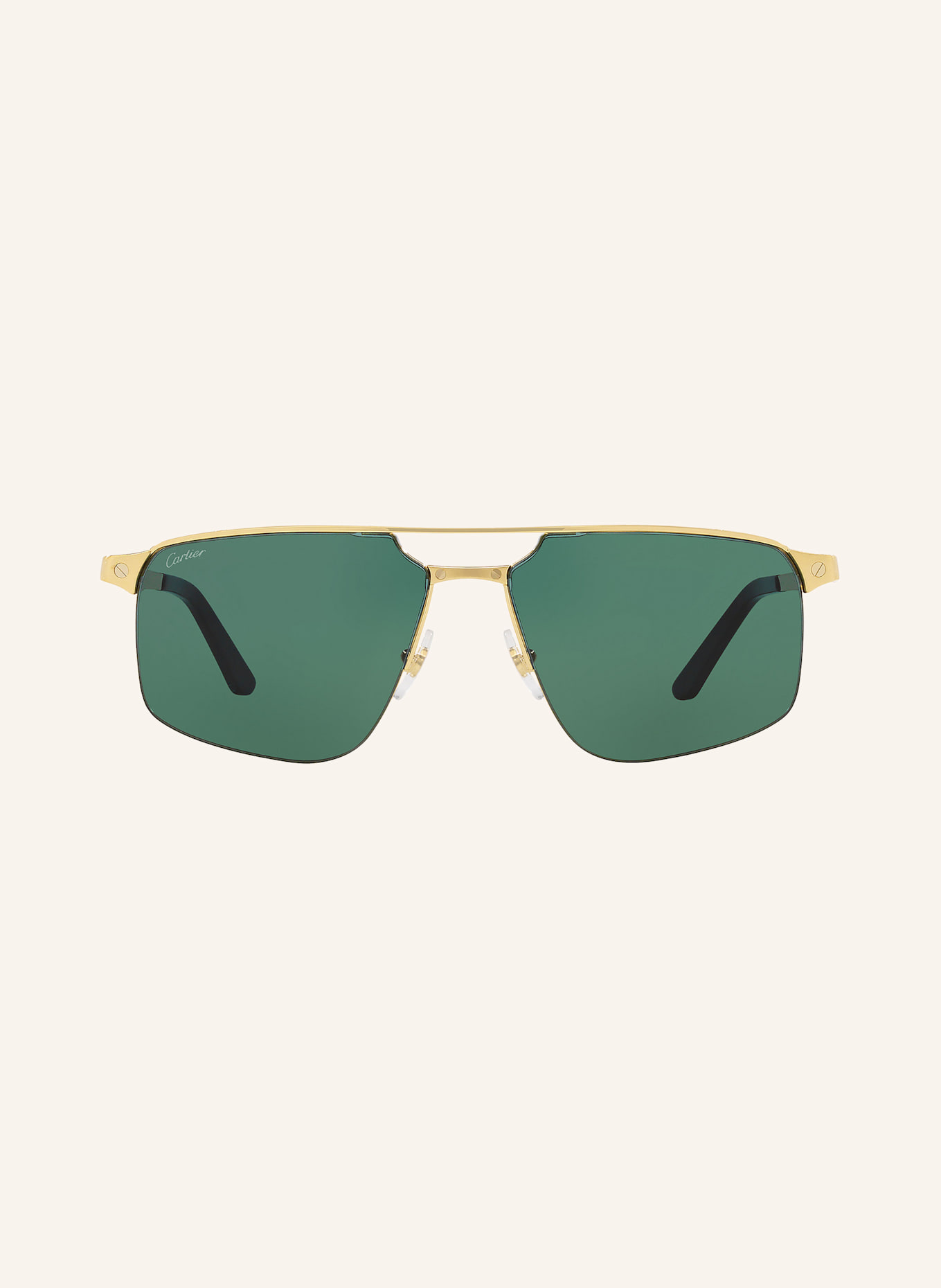 Cartier Sonnenbrille CT0385S: 2300J1 - GOLD/ DUNKELGRÜN