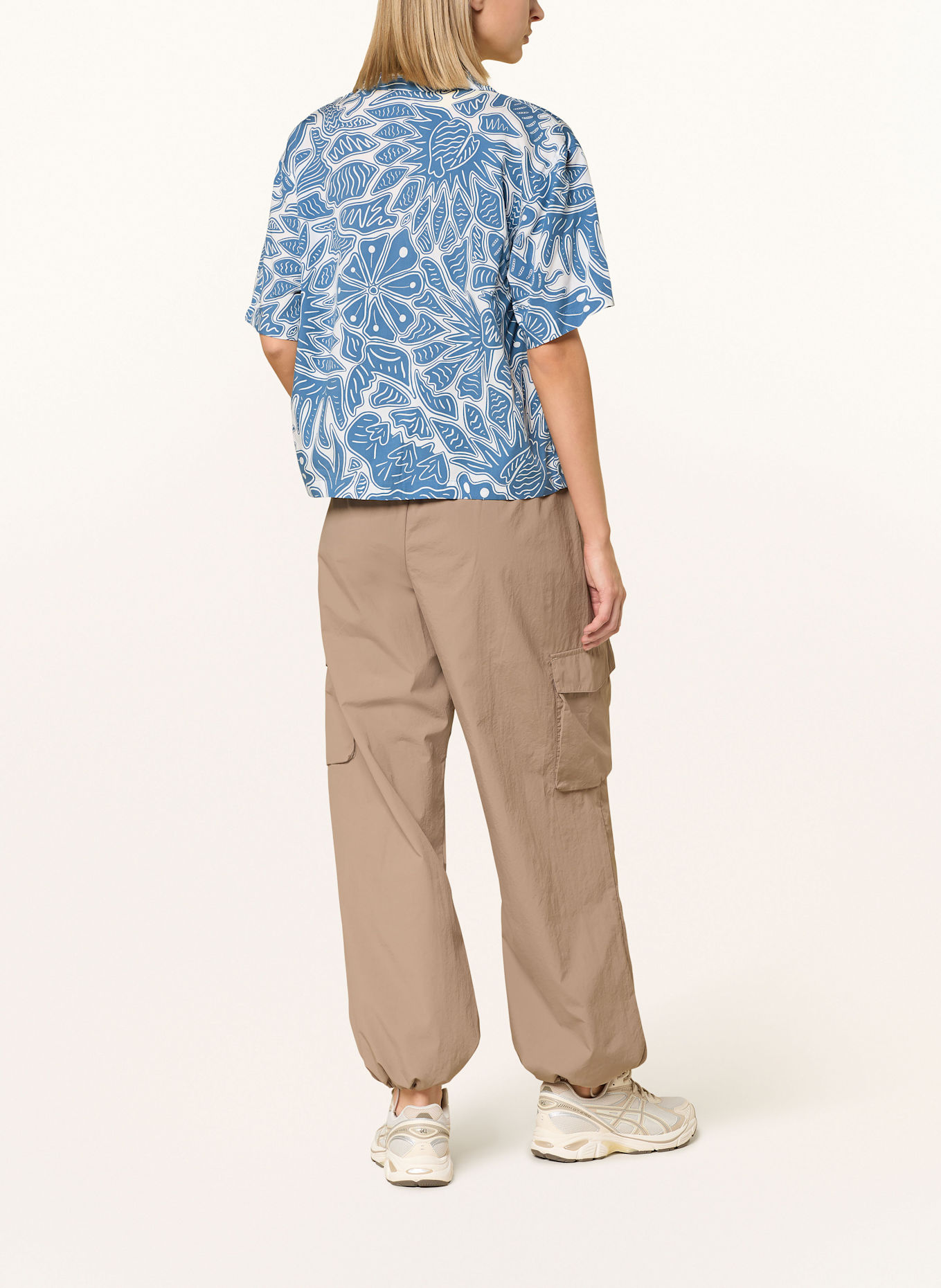 patagonia Outdoorblouse TIDAL THREADS: BLAUW / WIT